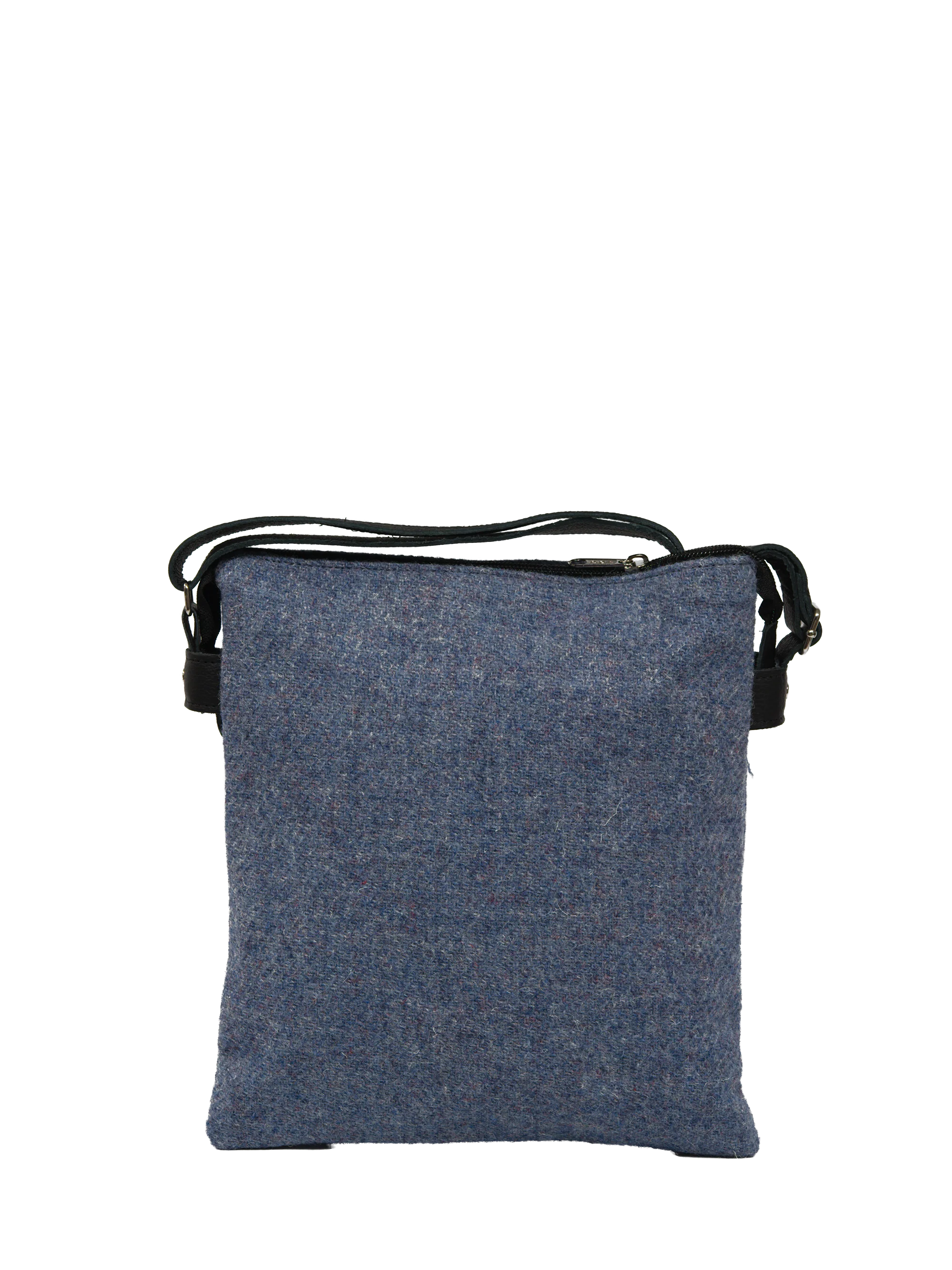 Harris Tweed St Clements Bag - 228 (Black Leather) - Image 5