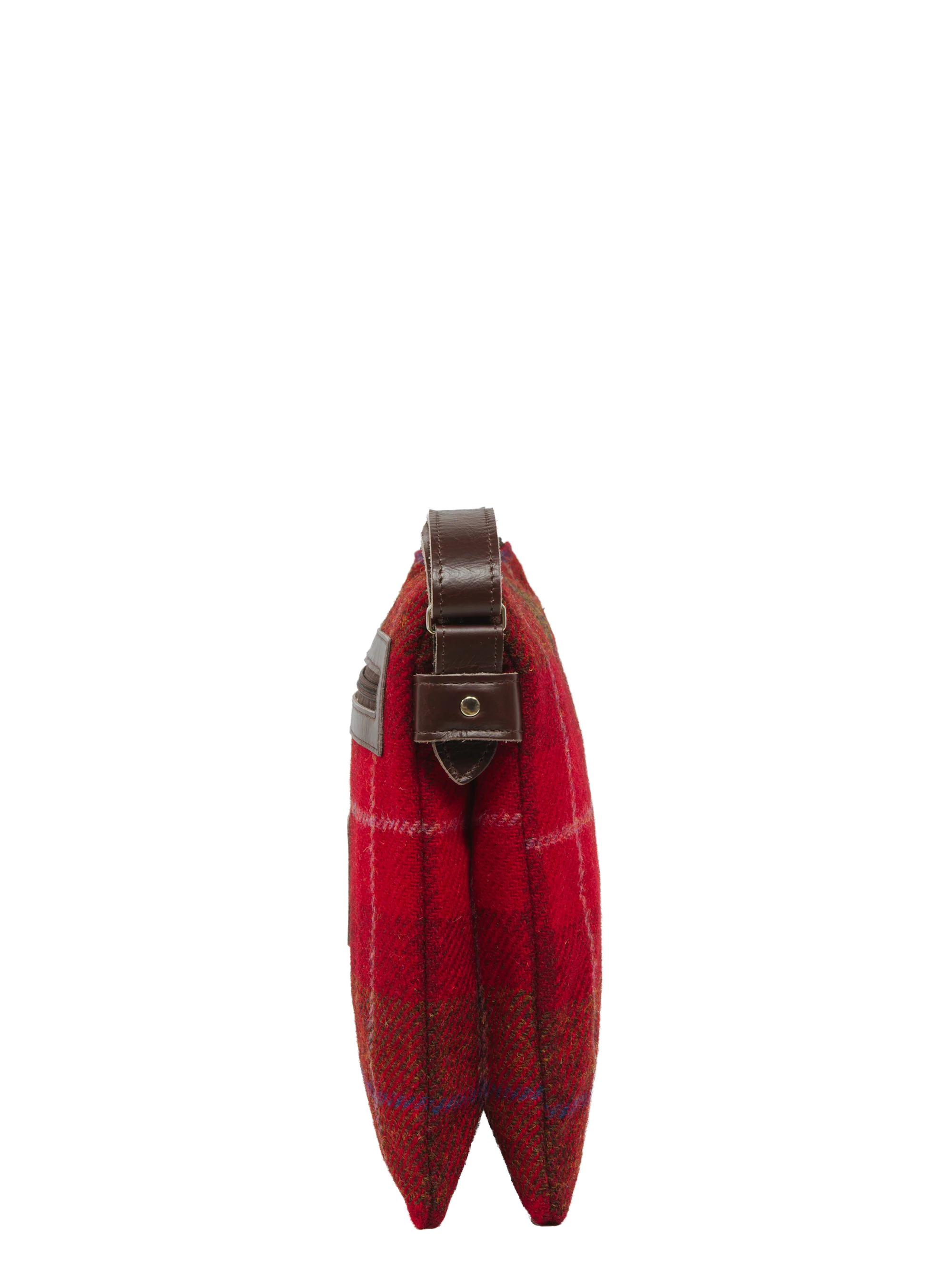 Harris Tweed St Clements Bag - A001 (Brown Leather) - Image 4