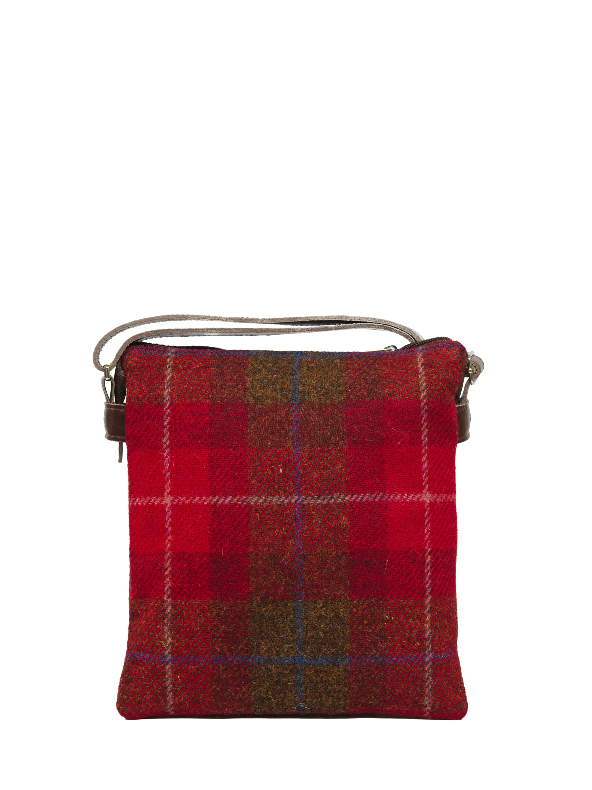 Harris Tweed St Clements Bag - A001 (Brown Leather) - Image 5