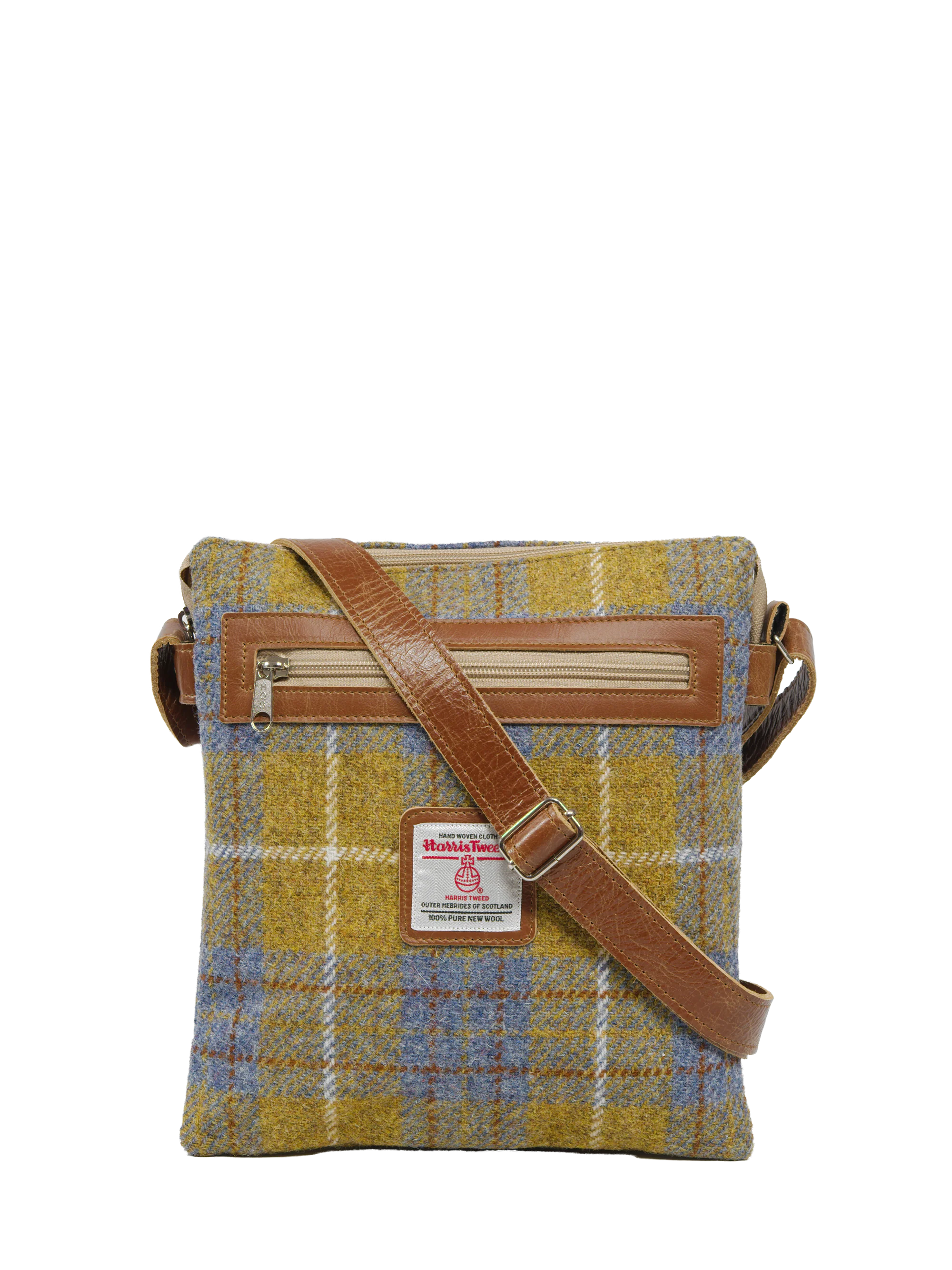 Harris Tweed St Clements Bag - A0102 (Tan Leather)