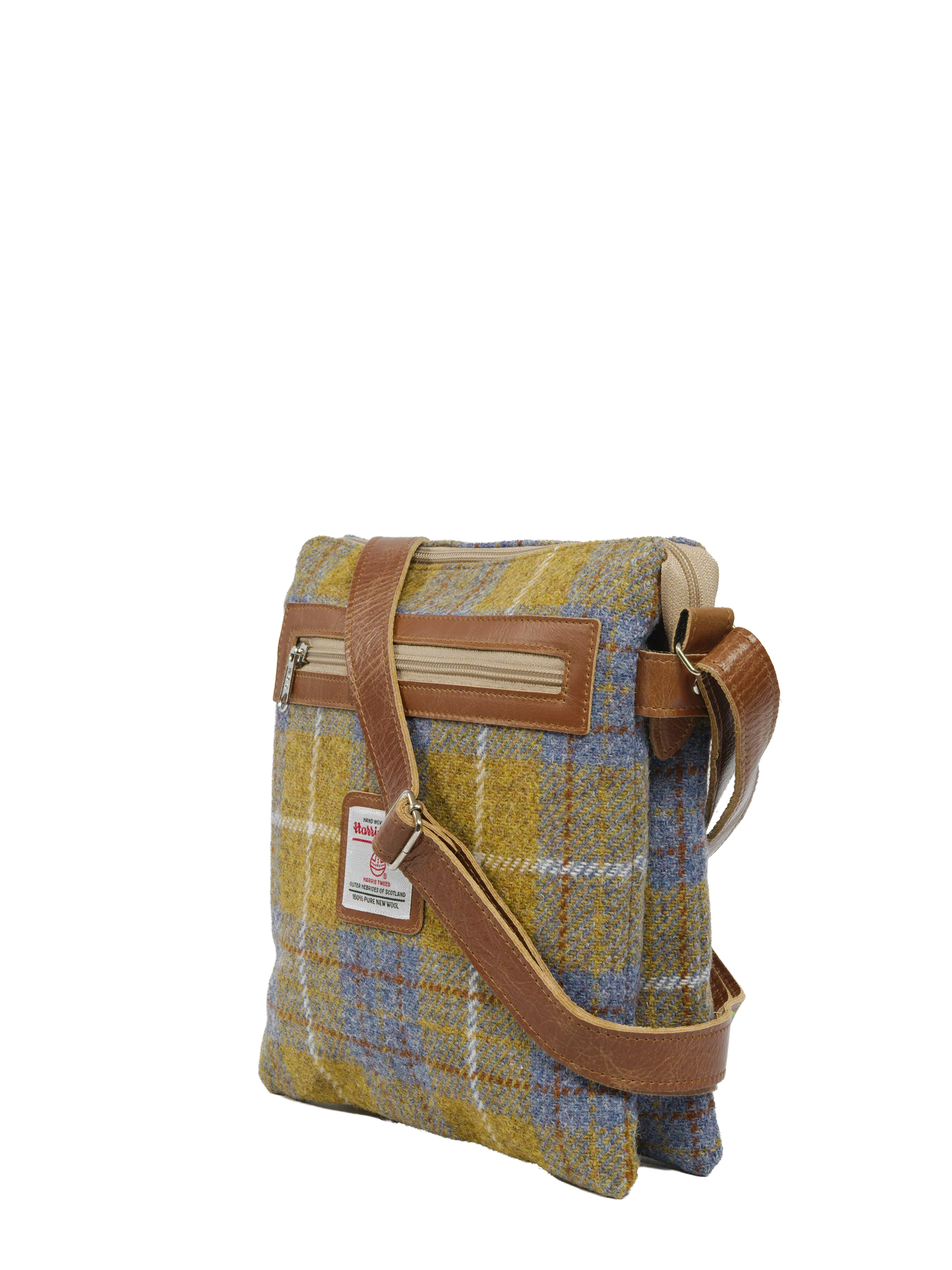 Harris Tweed St Clements Bag - A0102 (Tan Leather) - Image 2
