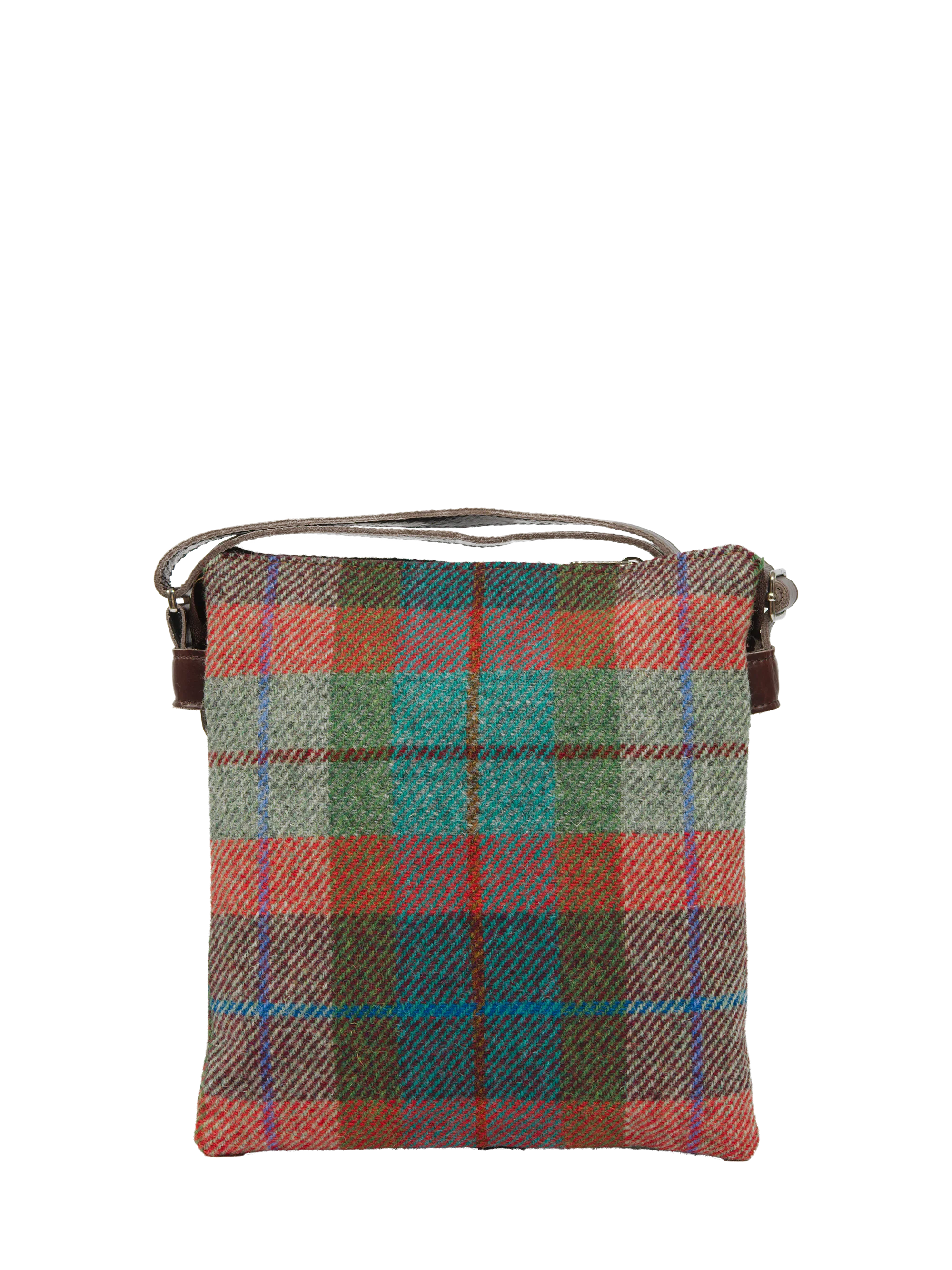 Harris Tweed St Clements Bag - A0112 (Brown Leather) - Image 5