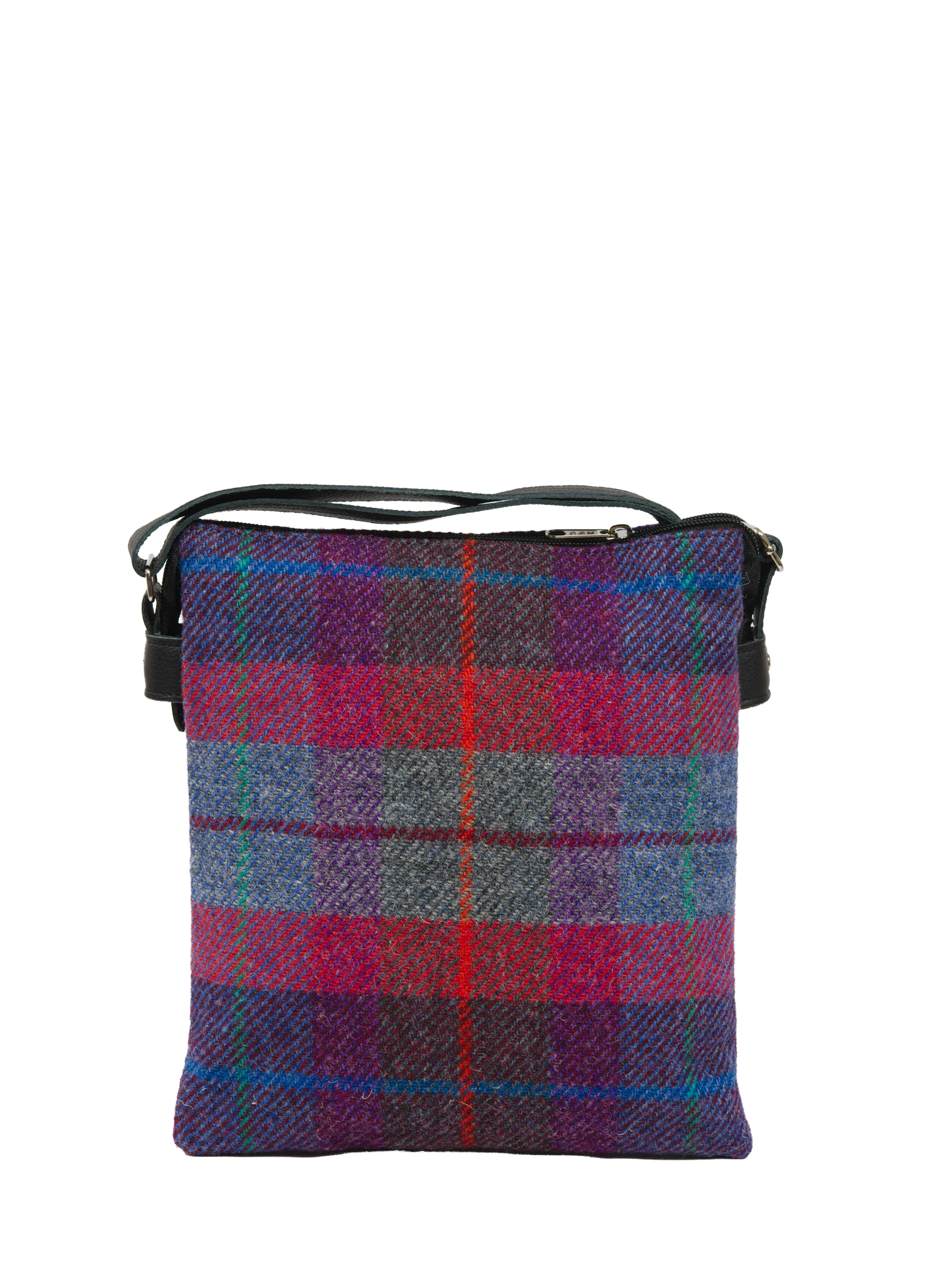 Harris Tweed St Clements Bag - A0115 (Black Leather) - Image 5