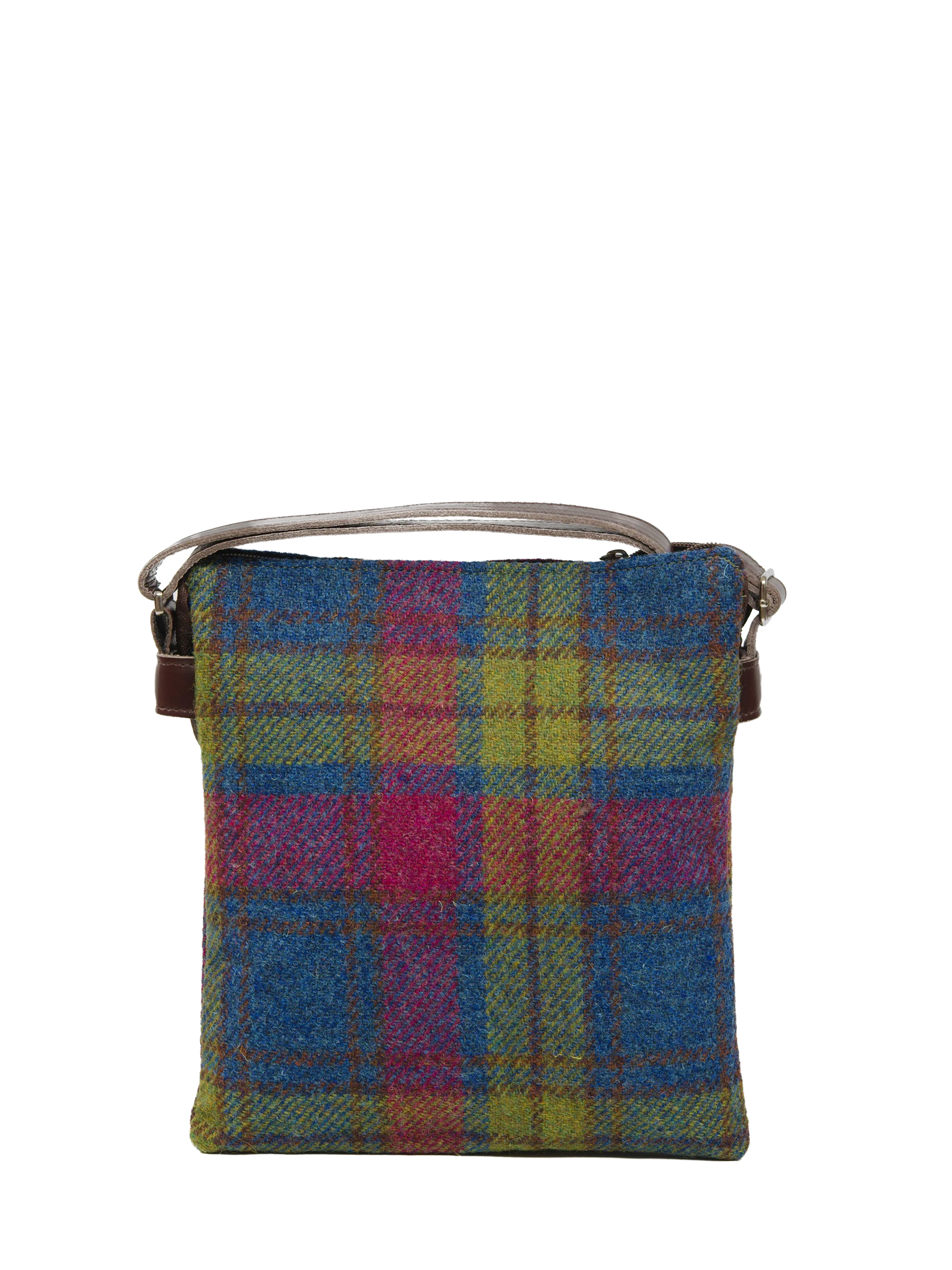 Harris Tweed St Clements Bag - A0195 (Brown Leather) - Image 5