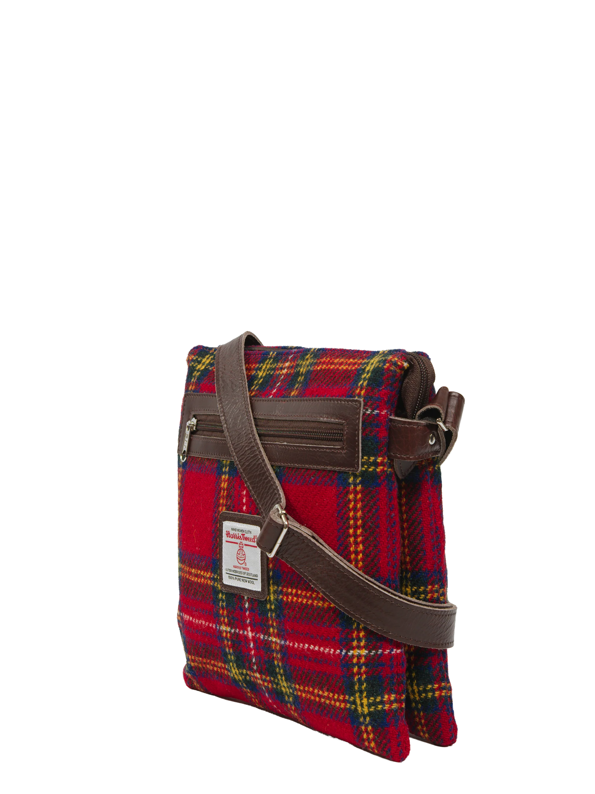 Harris Tweed St Clements Bag - A0217 (Brown Leather) - Image 2