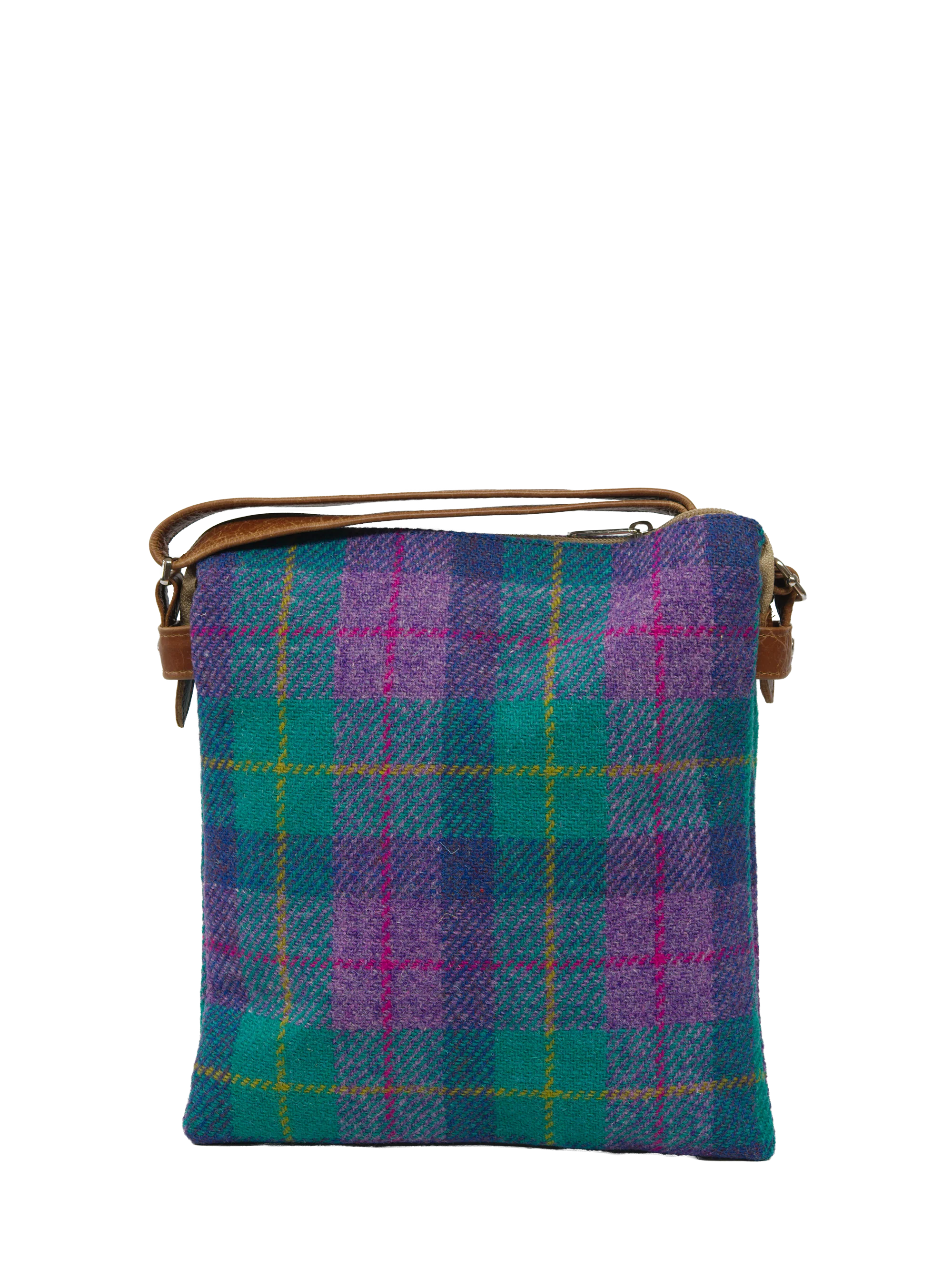 Harris Tweed St Clements Bag - A0222 (Tan Leather) - Image 5