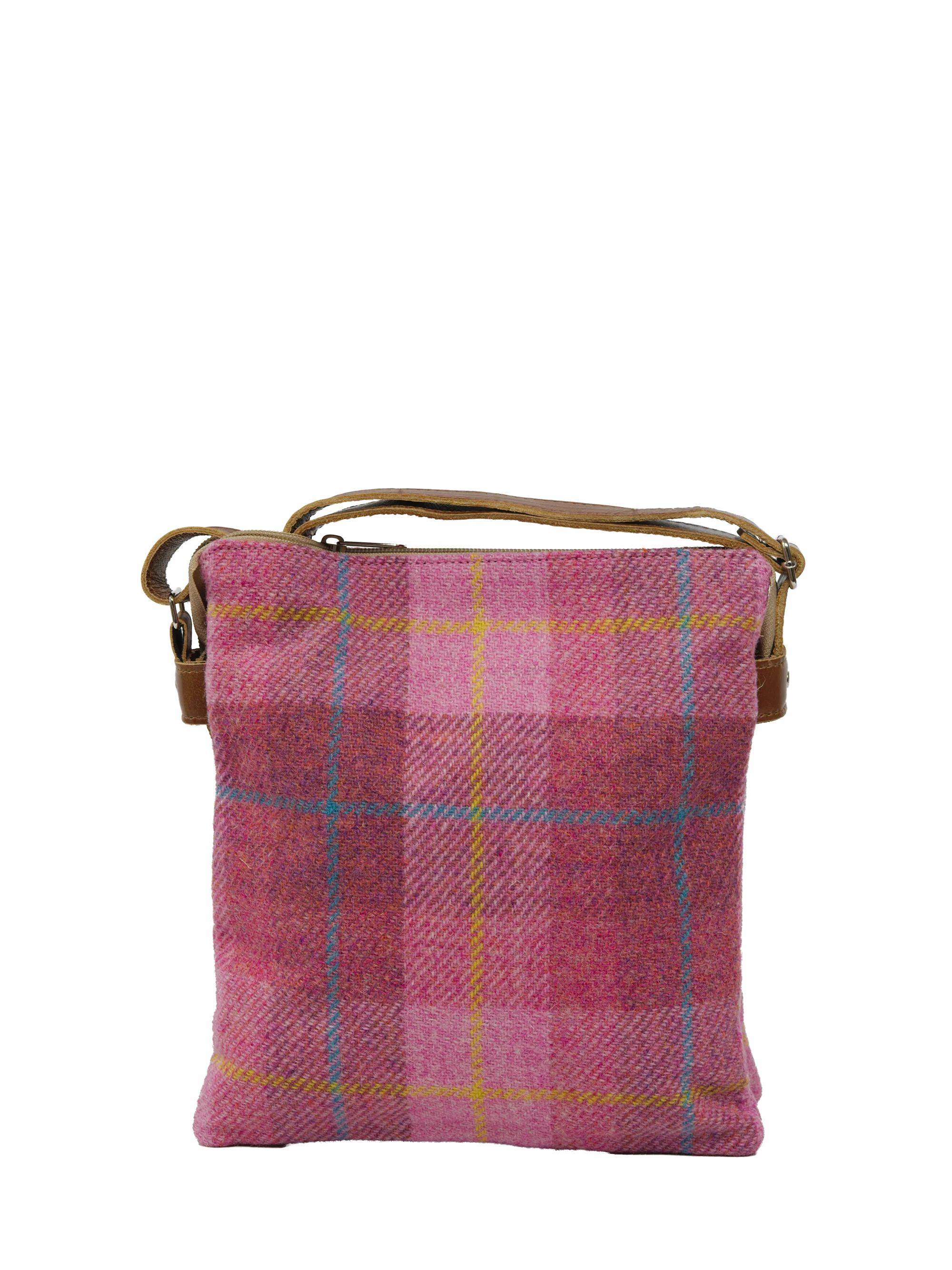 Harris Tweed St Clements Bag - A0223 (Tan Leather) - Image 5