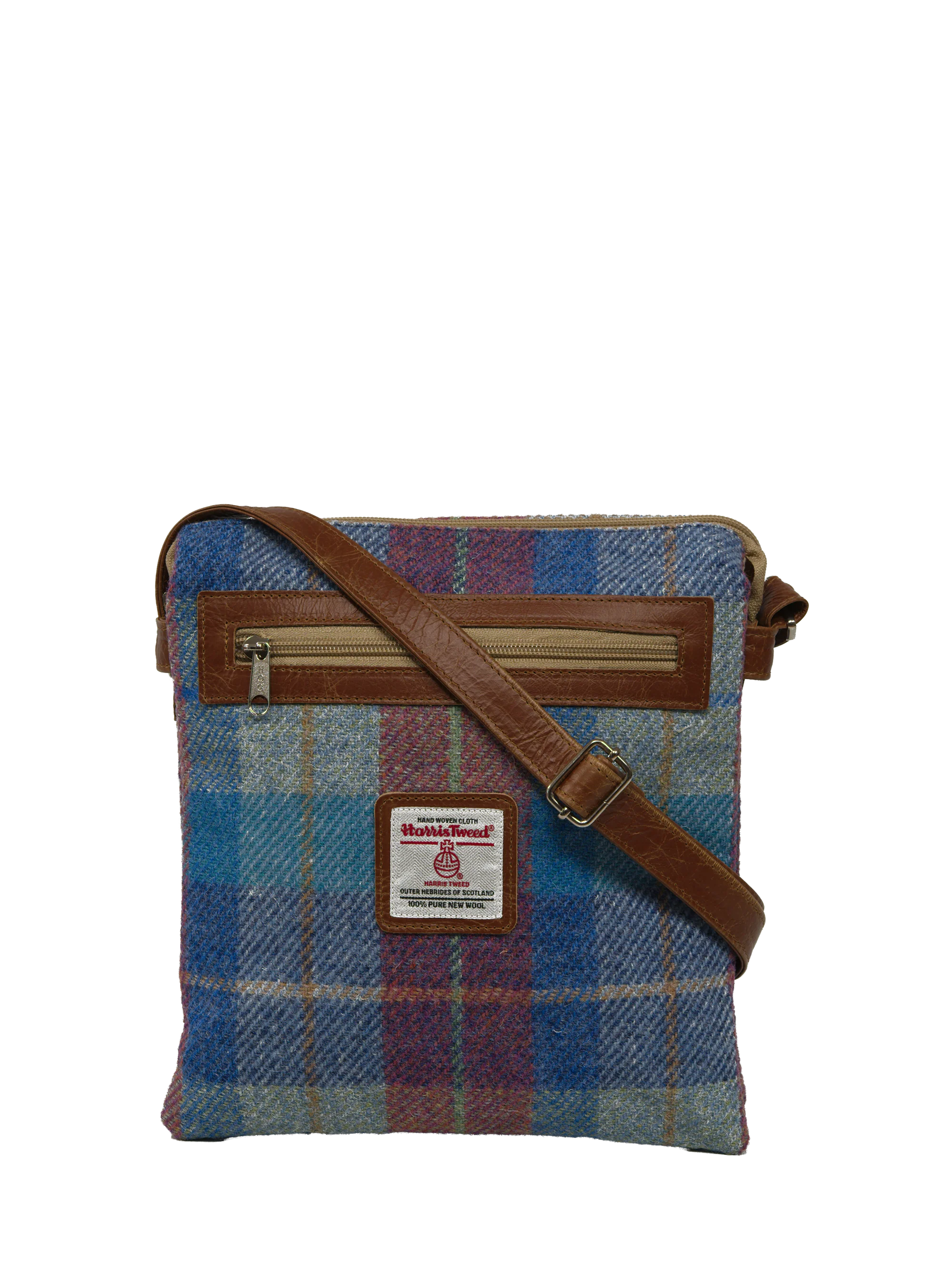 Harris Tweed St Clements Bag - A0226 (Tan Leather)