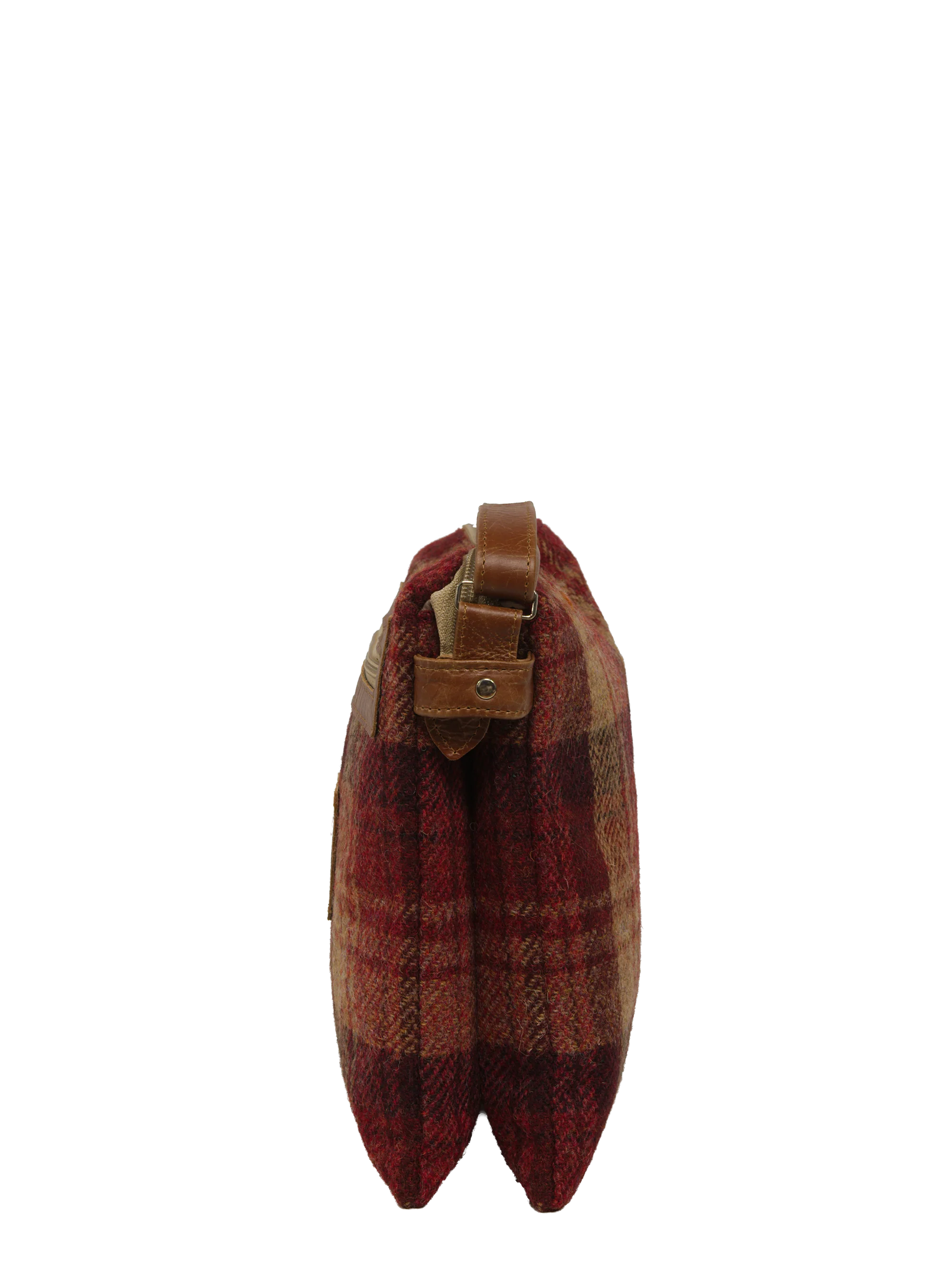 Harris Tweed St Clements Bag - A0228 (Tan Leather) - Image 4