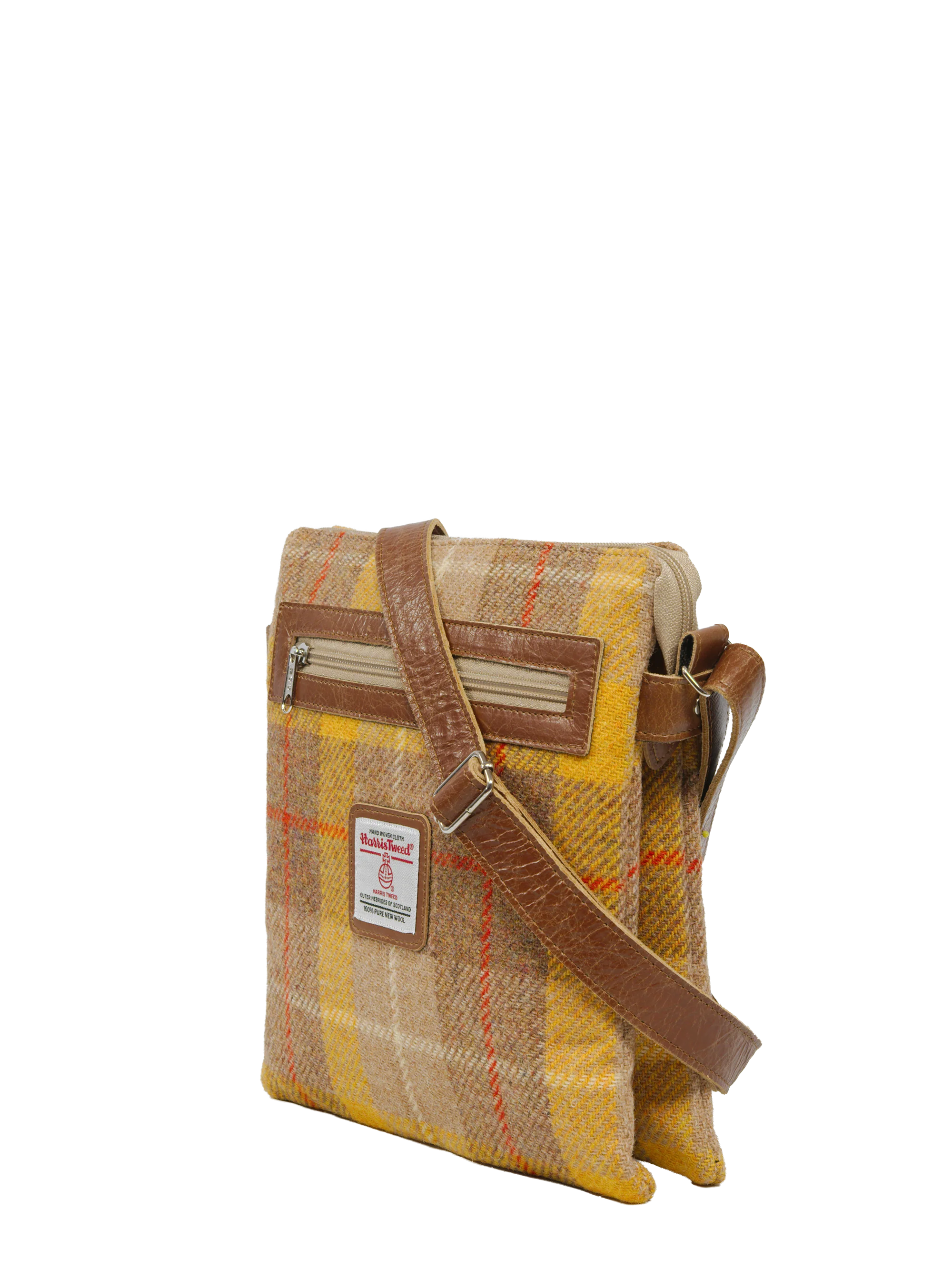 Harris Tweed St Clements Bag - A0230 (Tan Leather) - Image 2