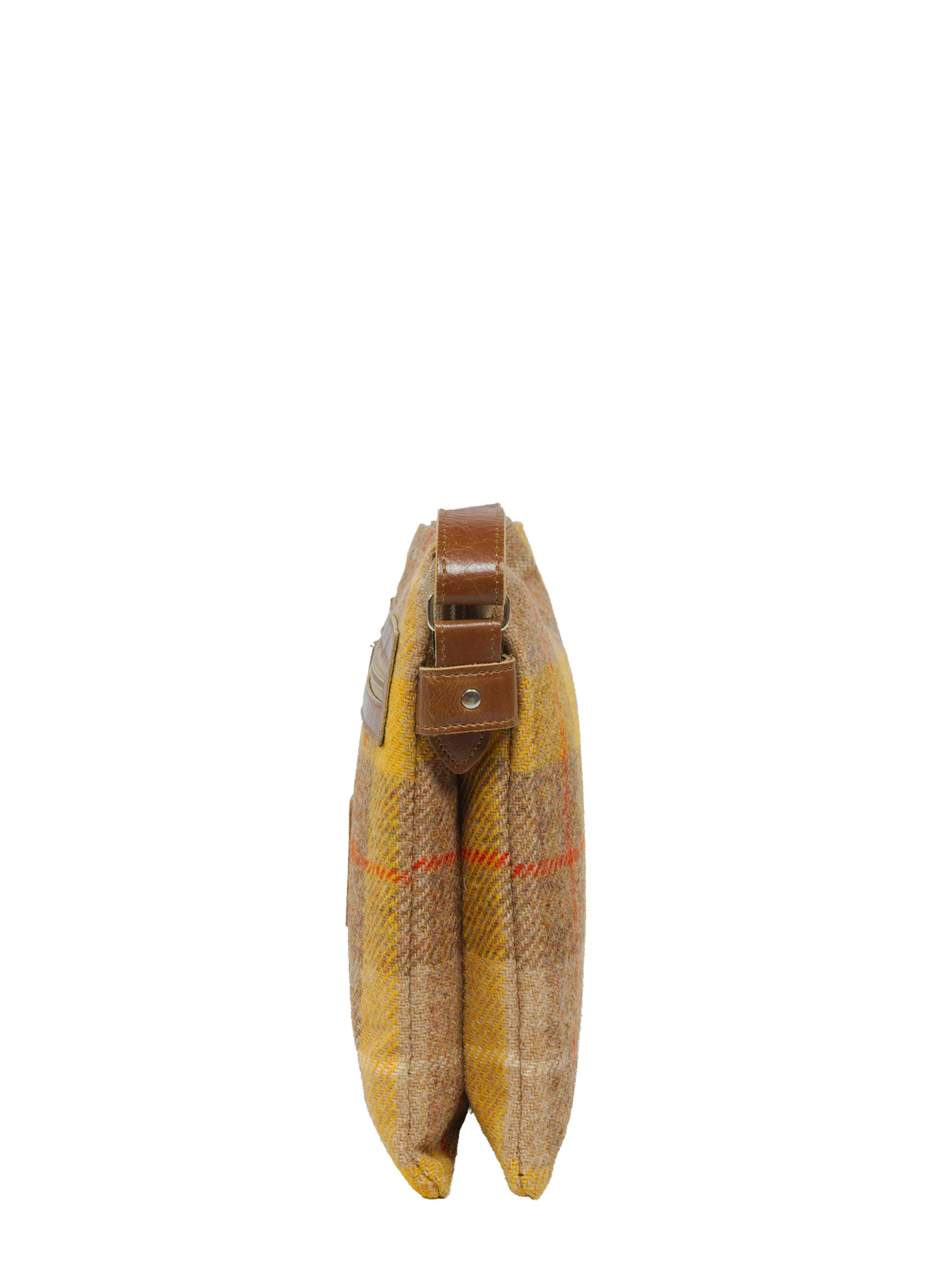 Harris Tweed St Clements Bag - A0230 (Tan Leather) - Image 4