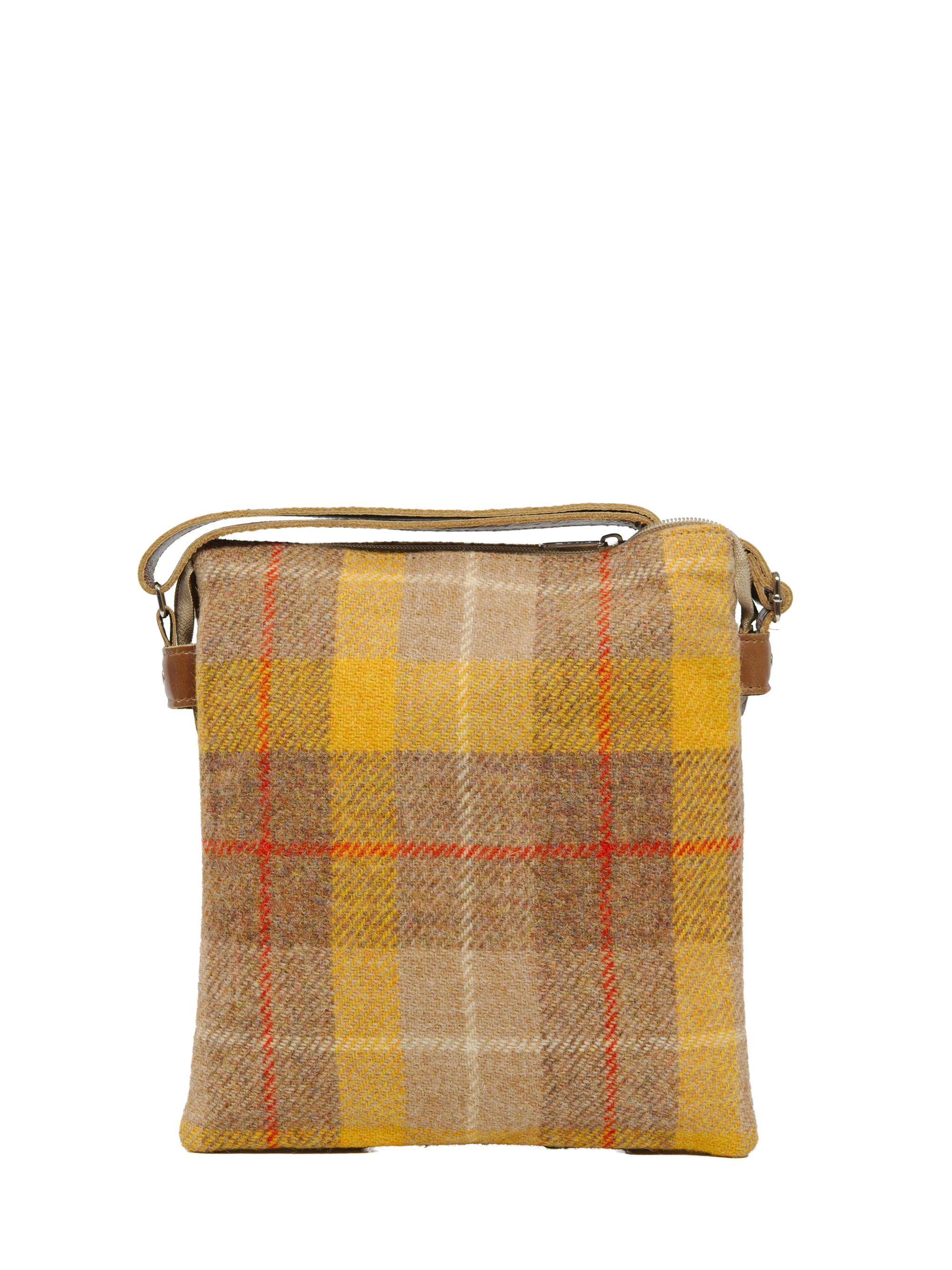 Harris Tweed St Clements Bag - A0230 (Tan Leather) - Image 5