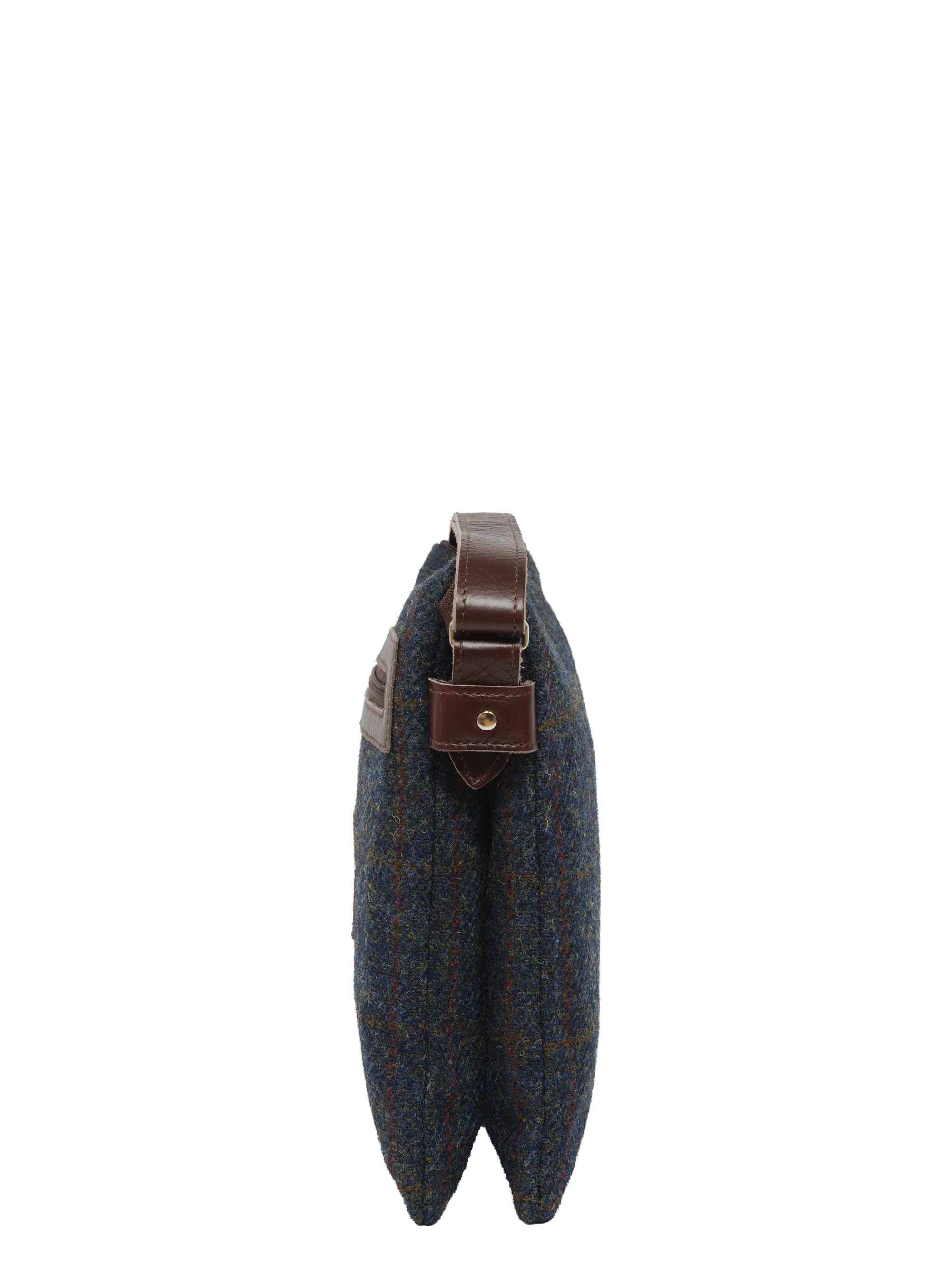Harris Tweed St Clements Bag - A0239 (Brown Leather) - Image 4
