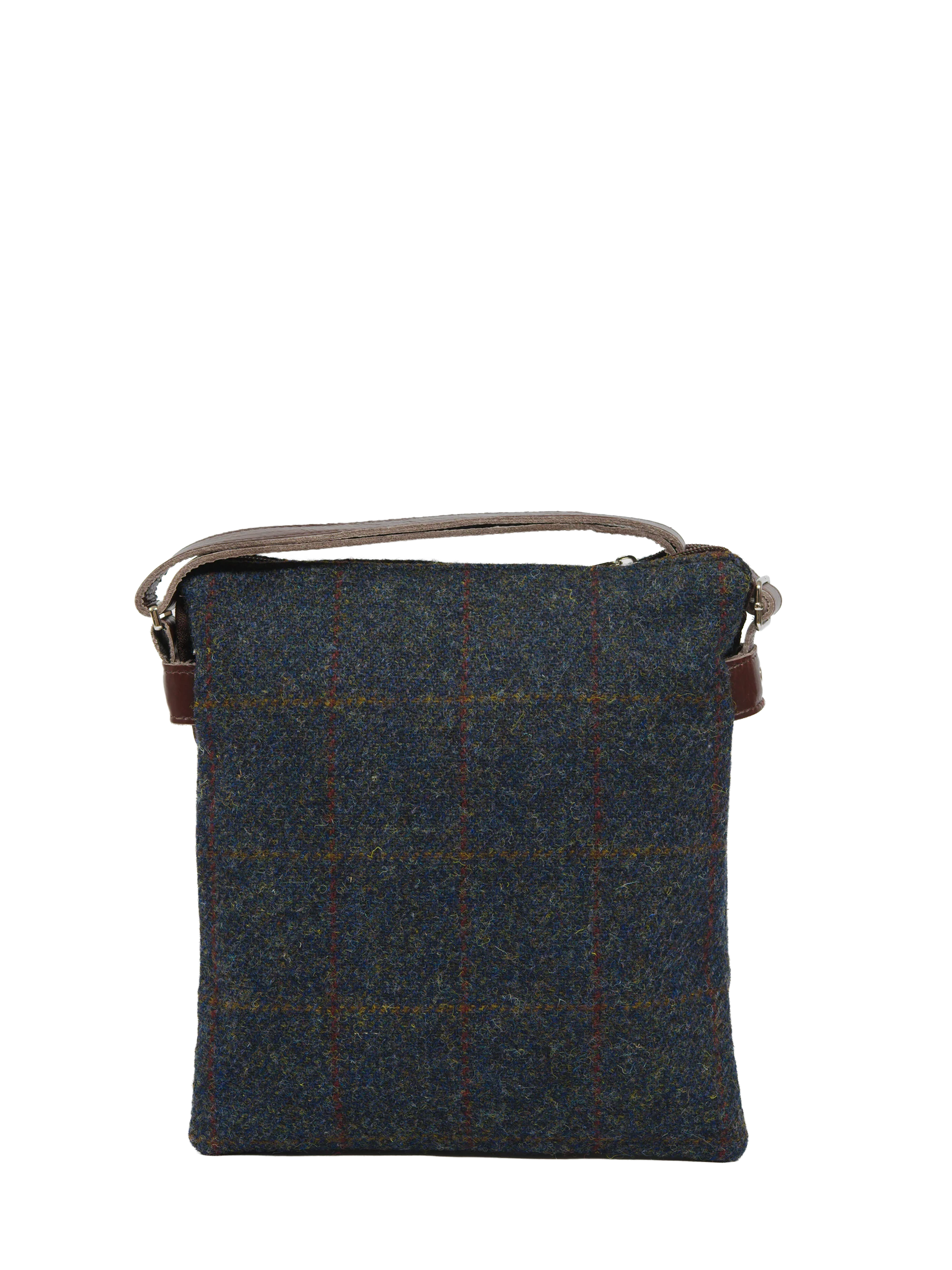 Harris Tweed St Clements Bag - A0239 (Brown Leather) - Image 5
