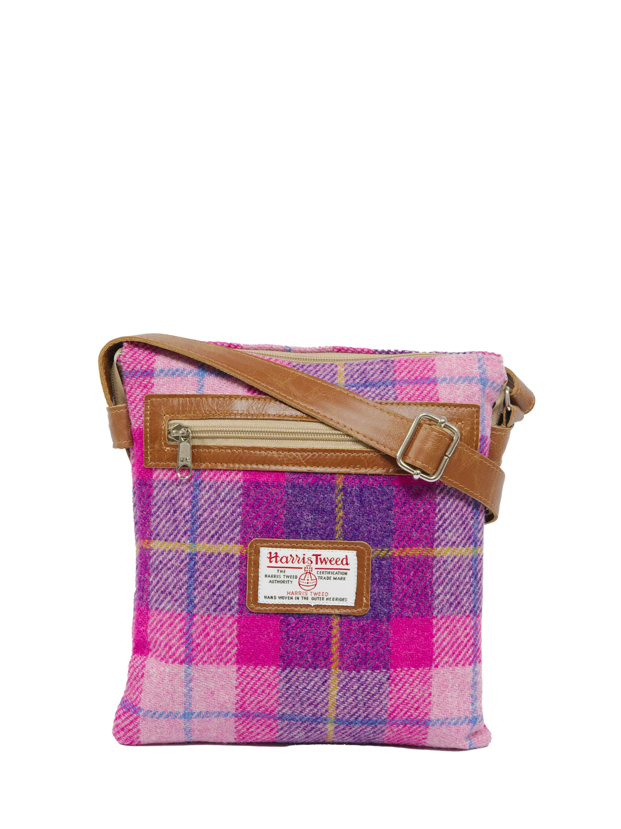 Harris Tweed St Clements Bag - A090 (Tan Leather)