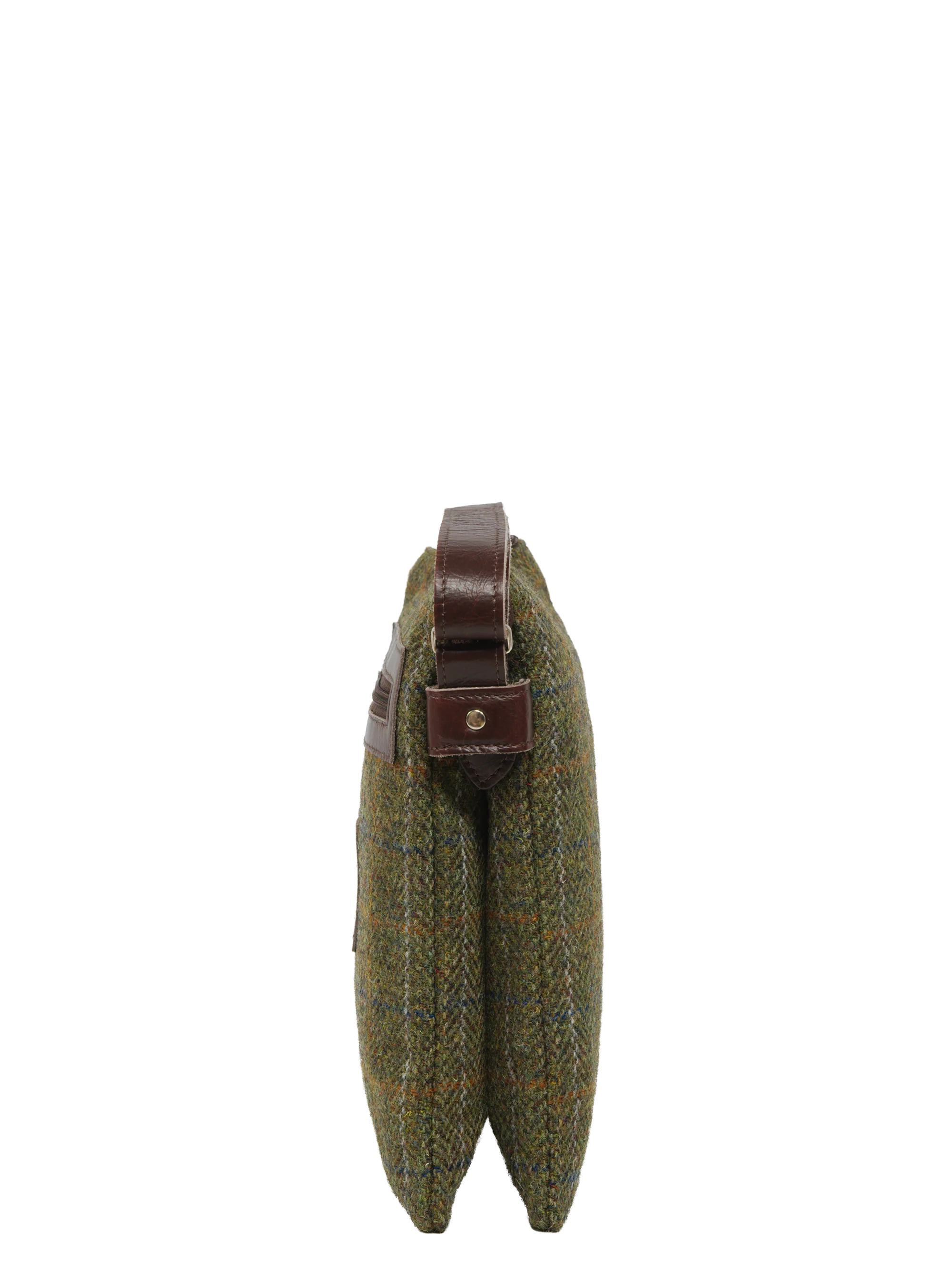 Harris Tweed St Clements Bag - HB103 (Brown Leather) - Image 4