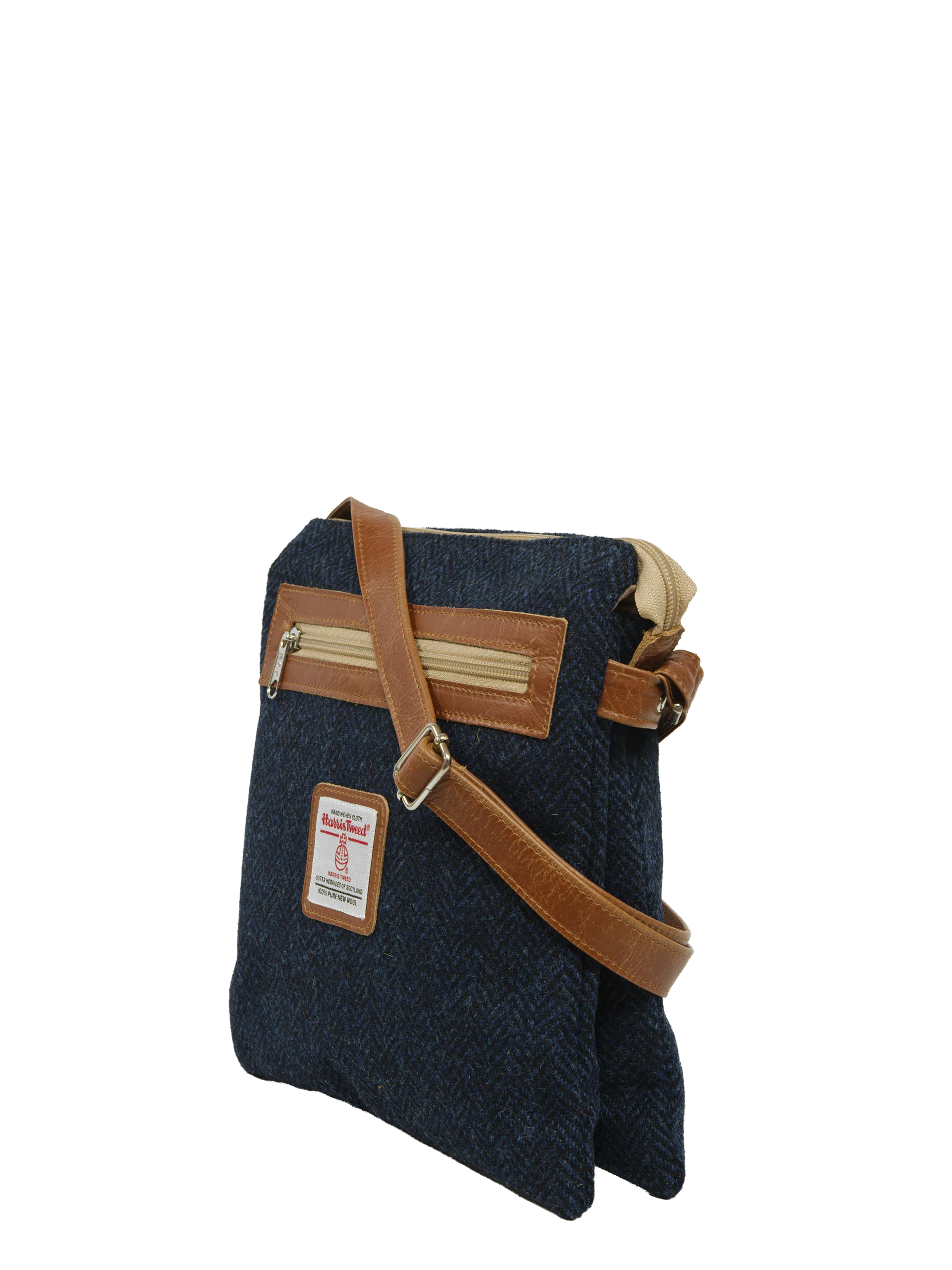 Harris Tweed St Clements Bag - HB104 (Tan Leather) - Image 2