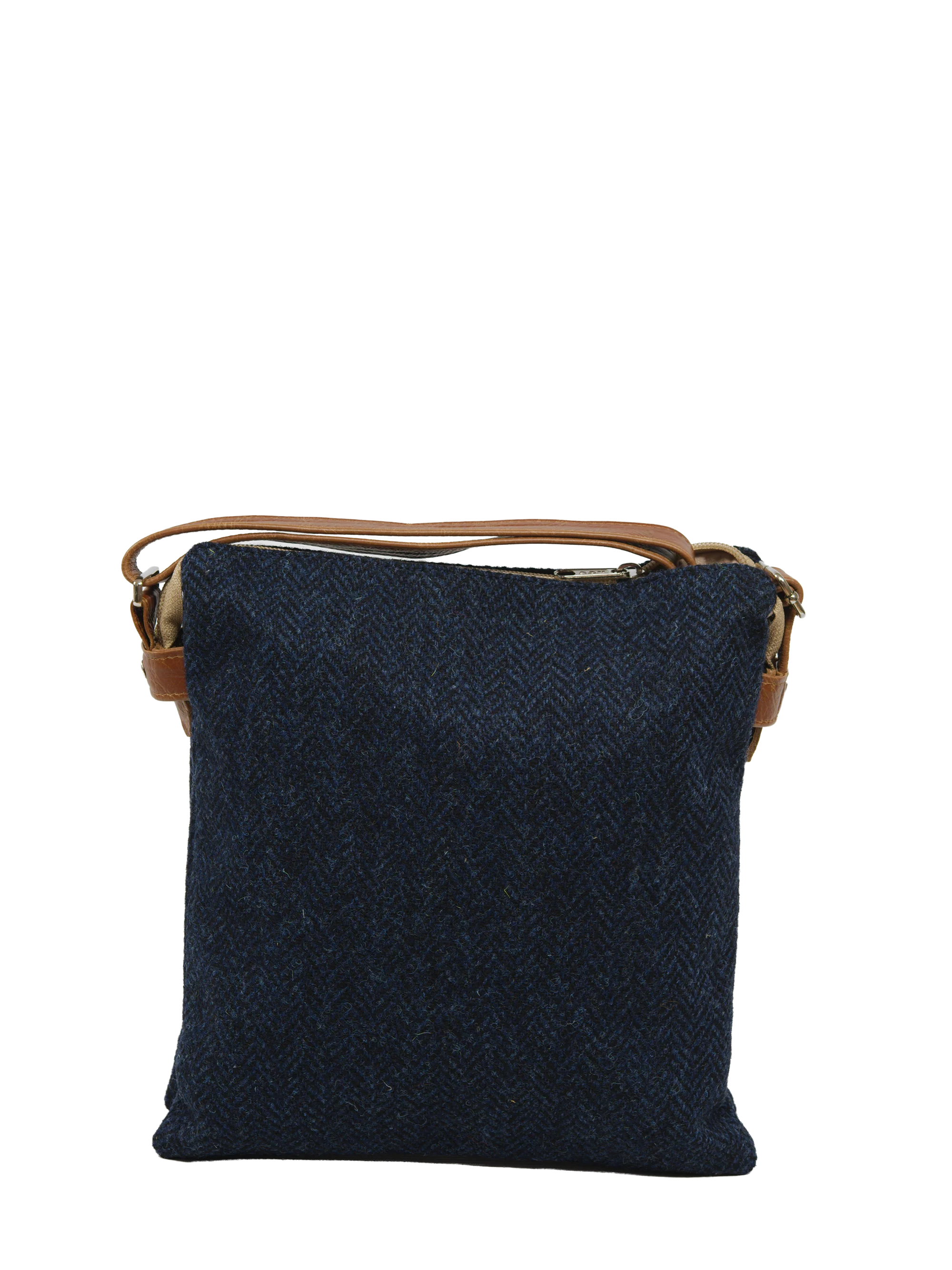 Harris Tweed St Clements Bag - HB104 (Tan Leather) - Image 5