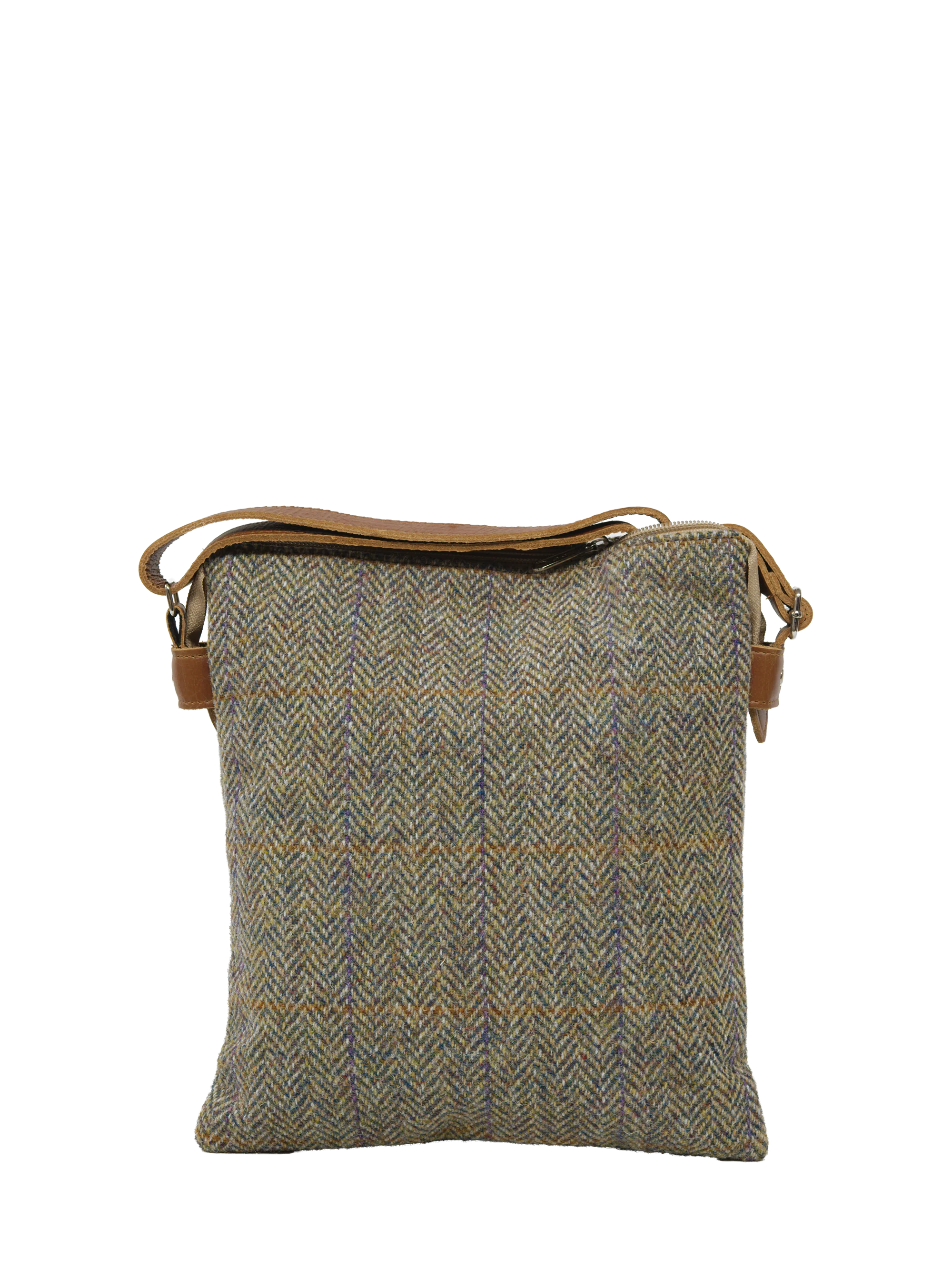 Harris Tweed St Clements Bag - HB107 (Tan Leather) - Image 5