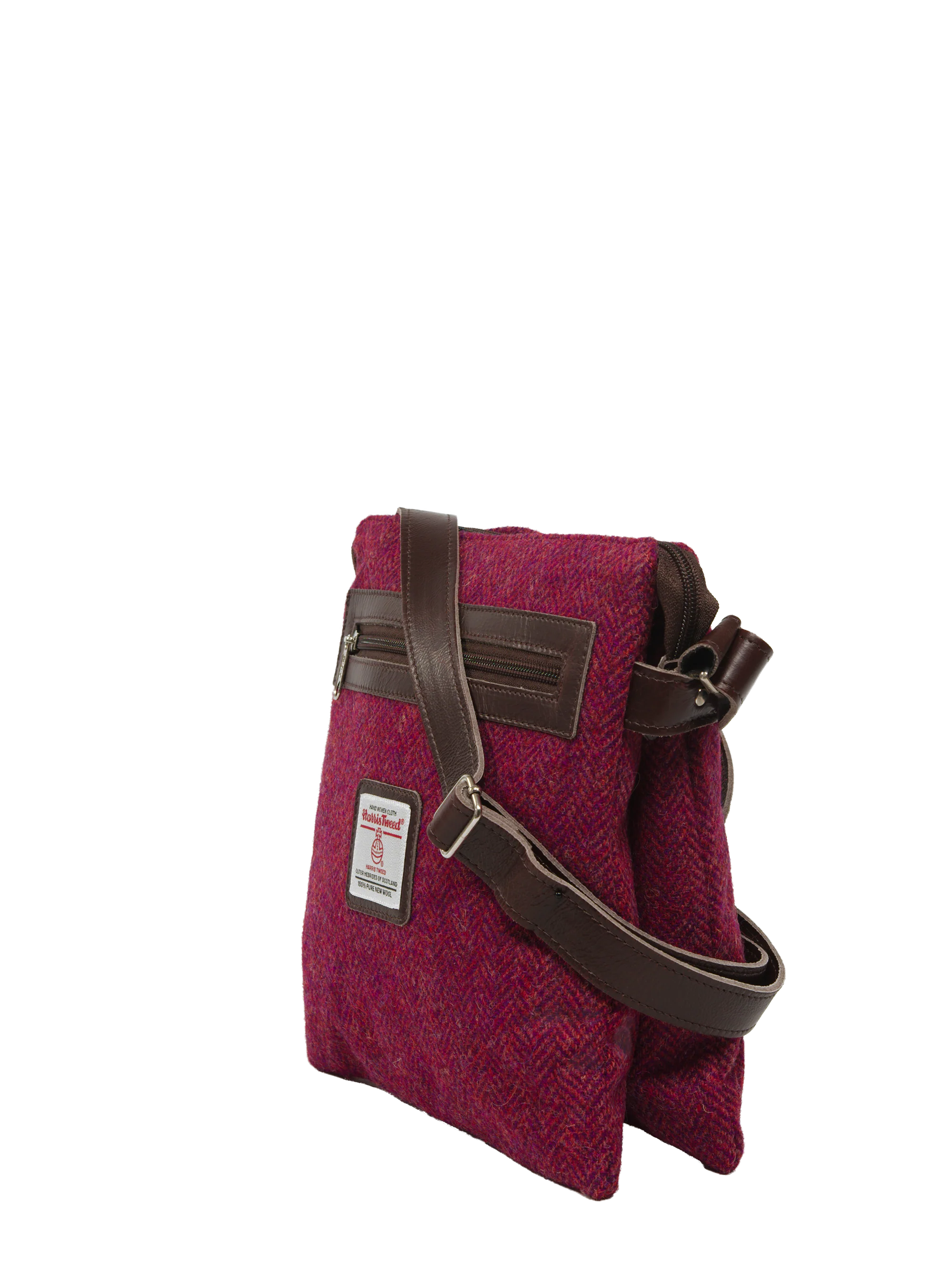 Harris Tweed St Clements Bag - HB120 (Brown Leather) - Image 2