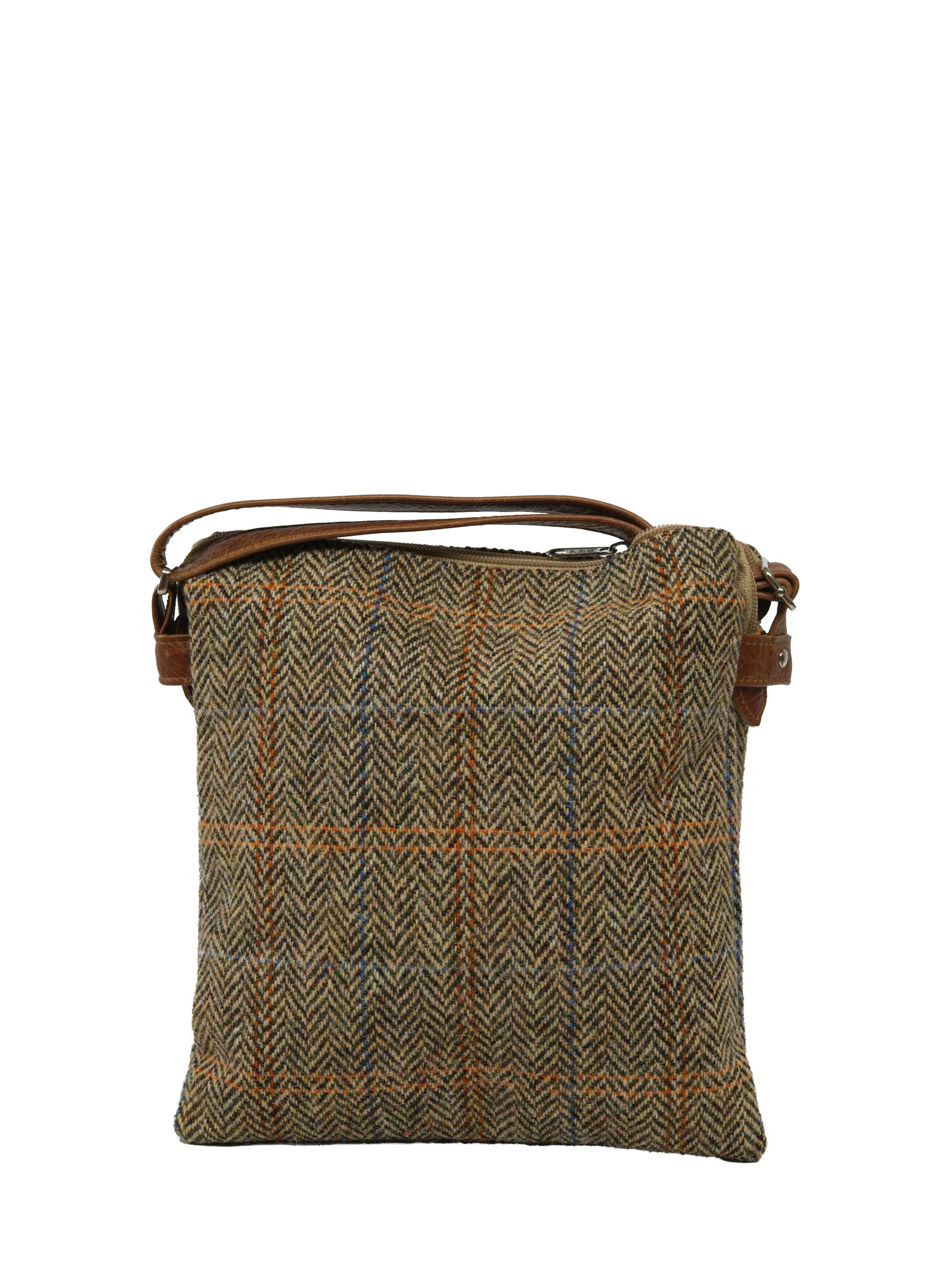 Harris Tweed St Clements Bag - HB133 (Tan Leather) - Image 5