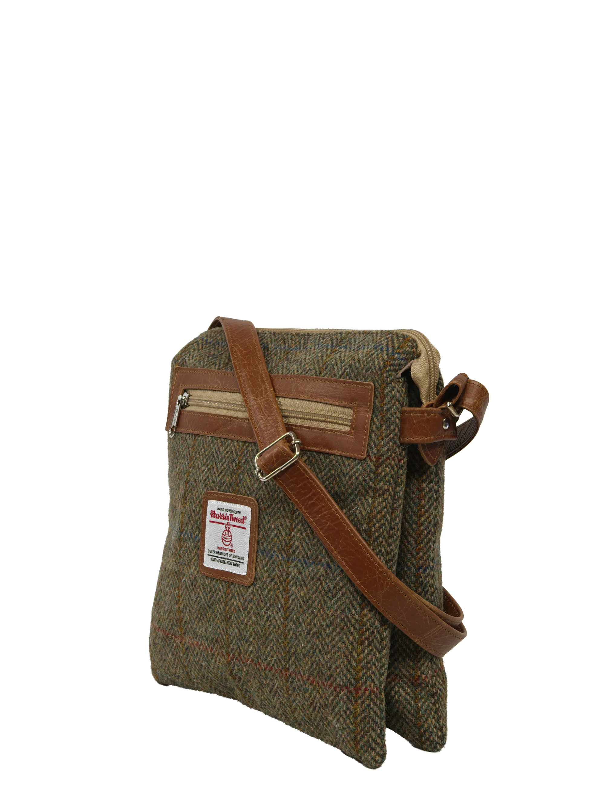 Harris Tweed St Clements Bag - HB55 (Tan Leather) - Image 2