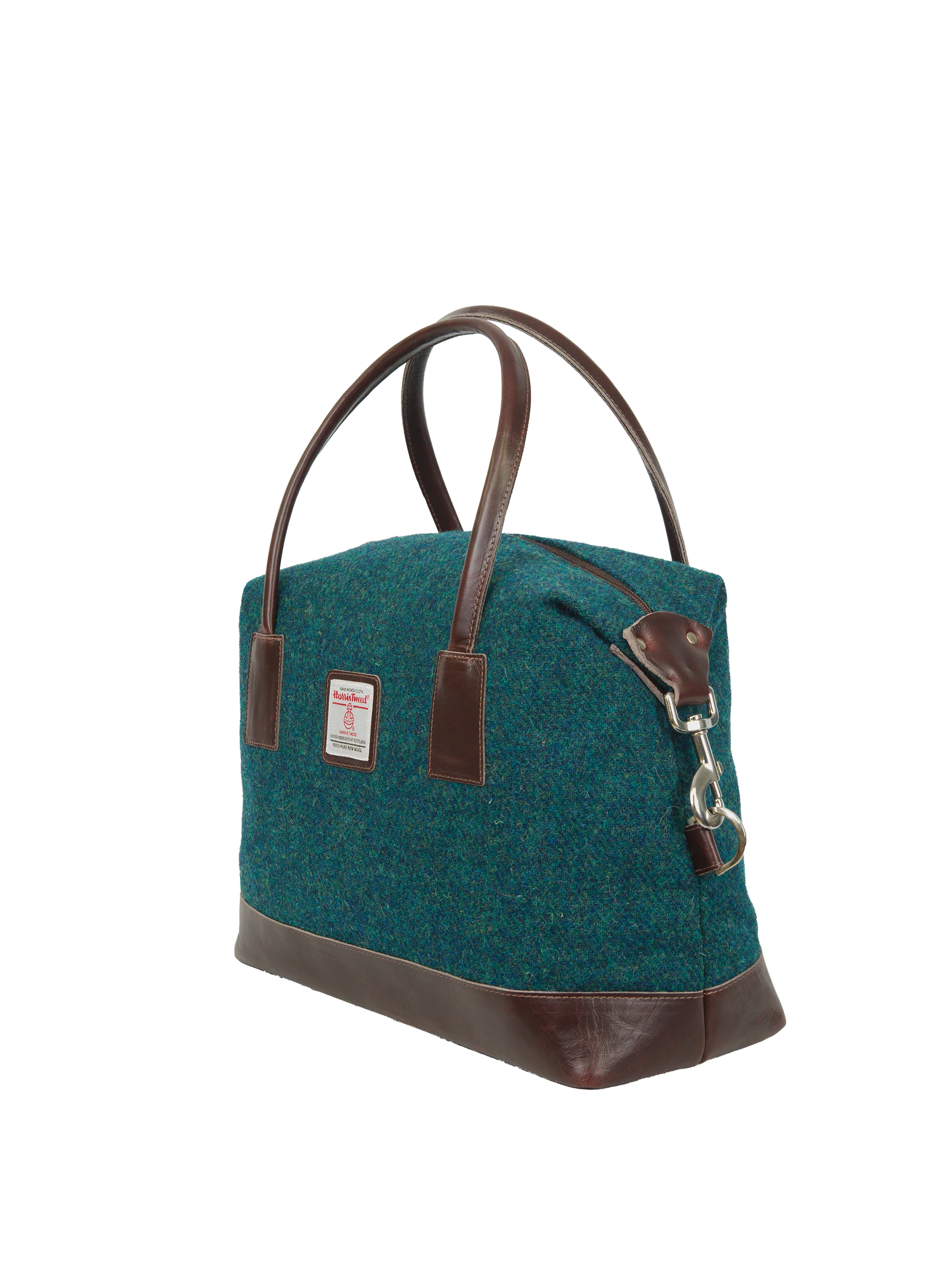 Harris Tweed St Kilda Bag - 334 (Brown Leather) - Image 3