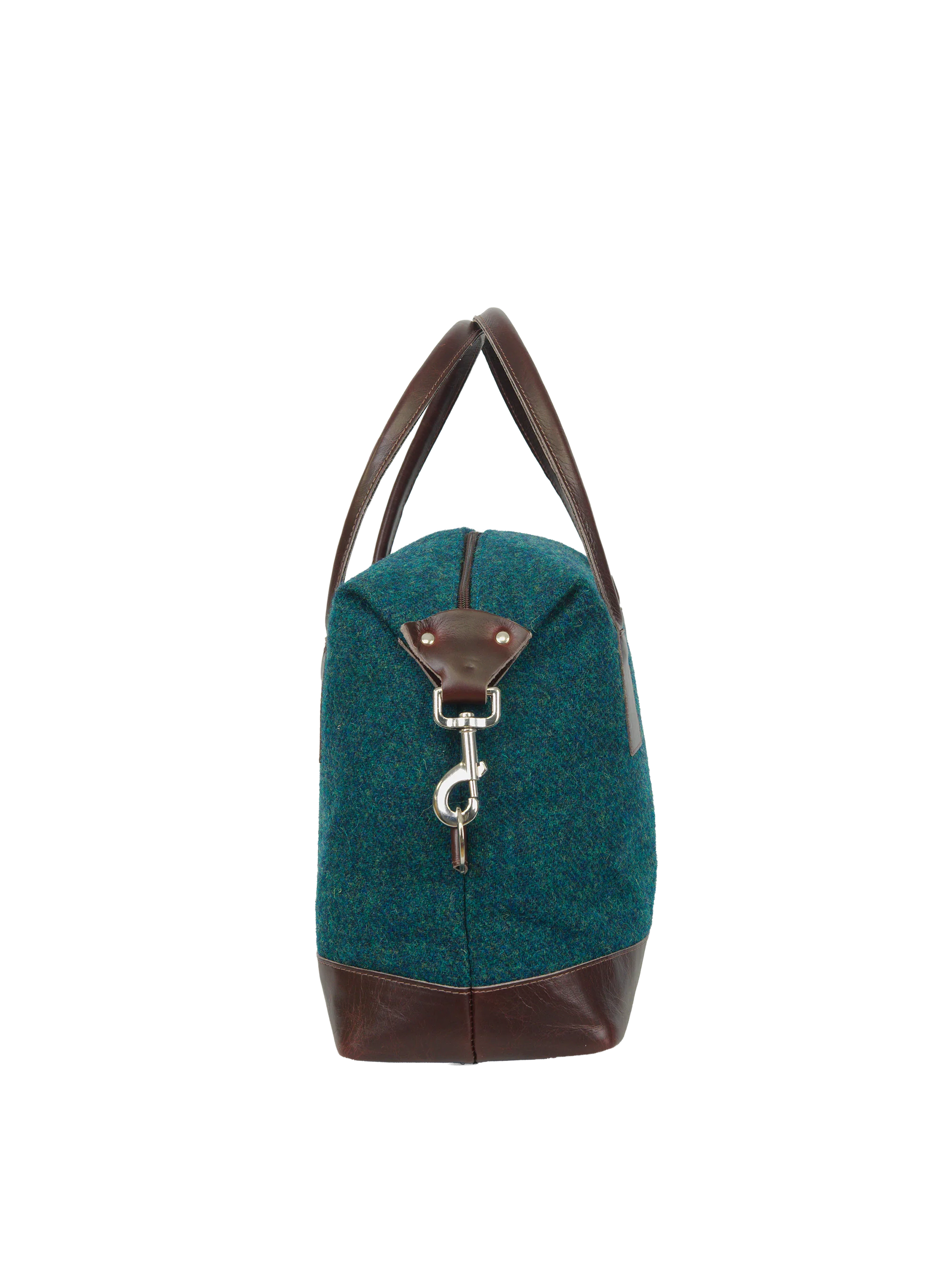 Harris Tweed St Kilda Bag - 334 (Brown Leather) - Image 4