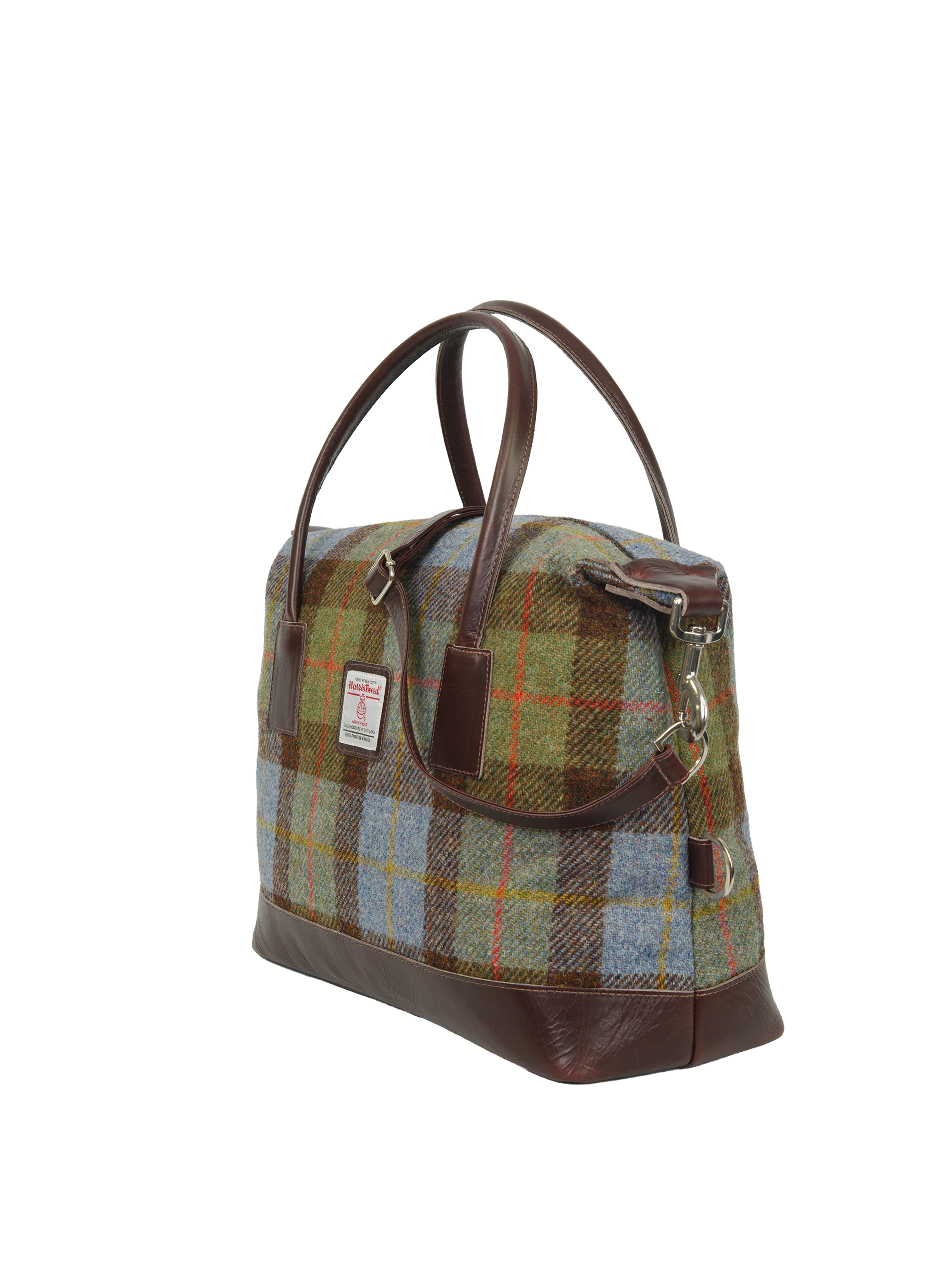 Harris Tweed St Kilda Bag - A017 (Brown Leather) - Image 2