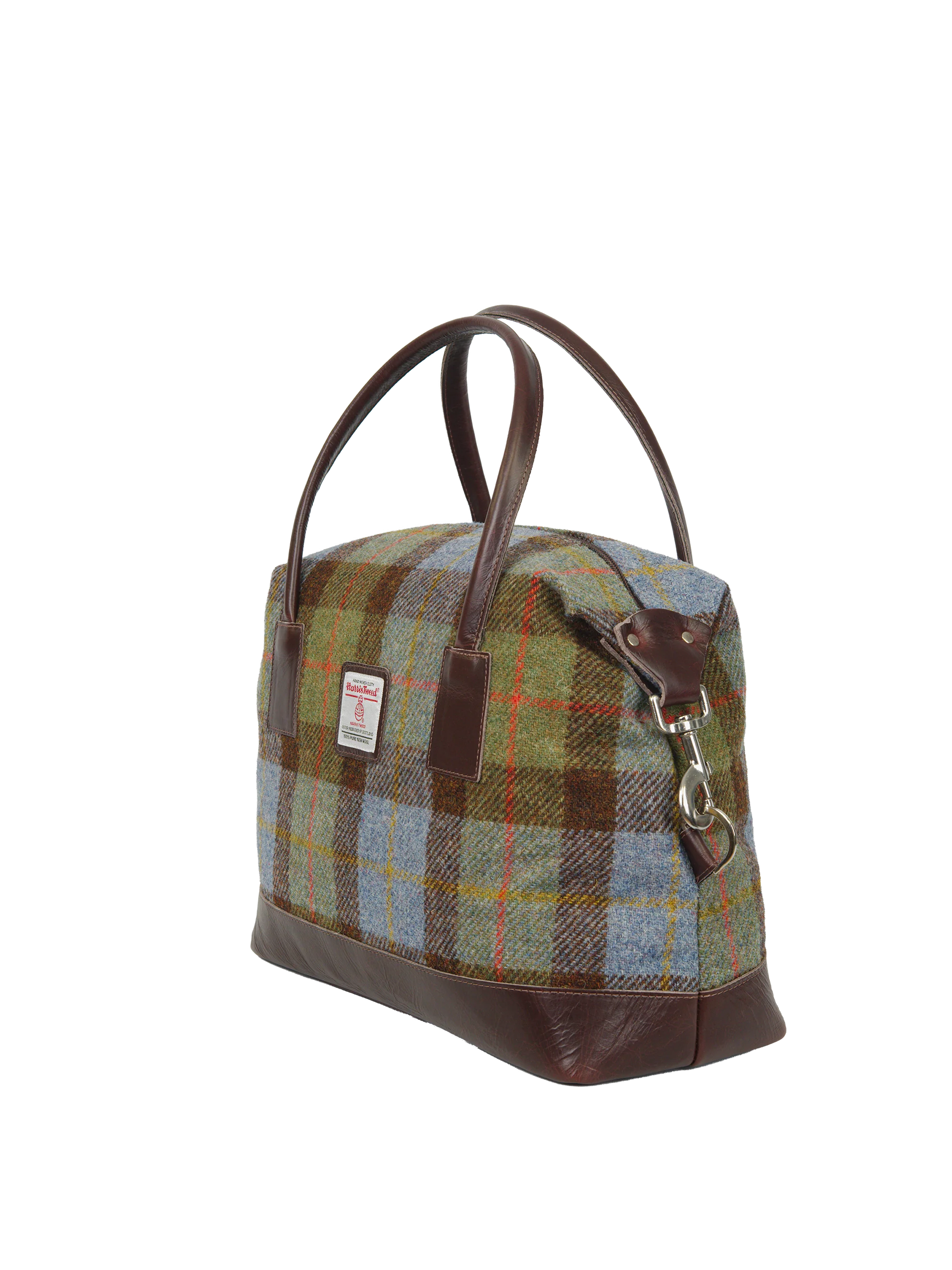 Harris Tweed St Kilda Bag - A017 (Brown Leather) - Image 3