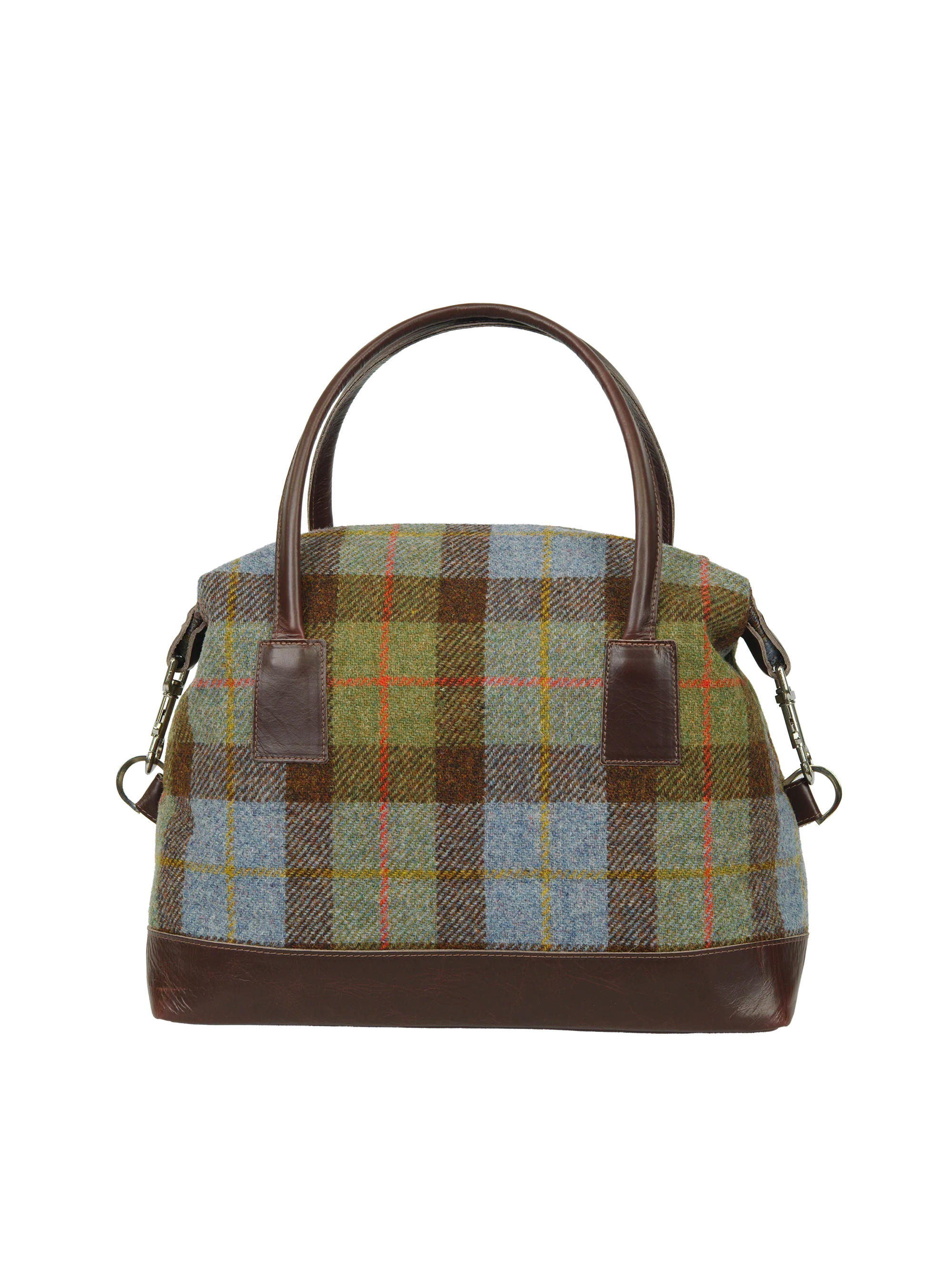 Harris Tweed St Kilda Bag - A017 (Brown Leather) - Image 5