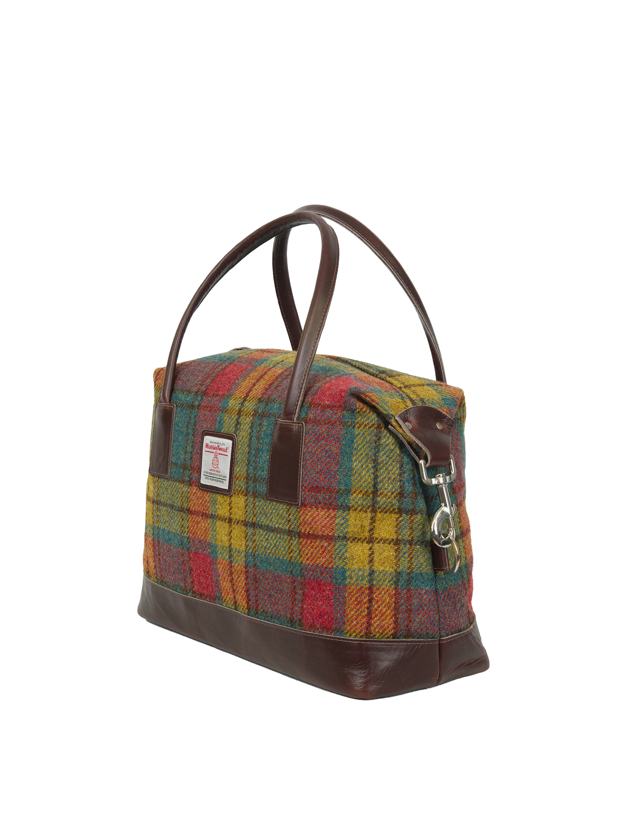 Harris Tweed St Kilda Bag - A0194 (Brown Leather) - Image 3