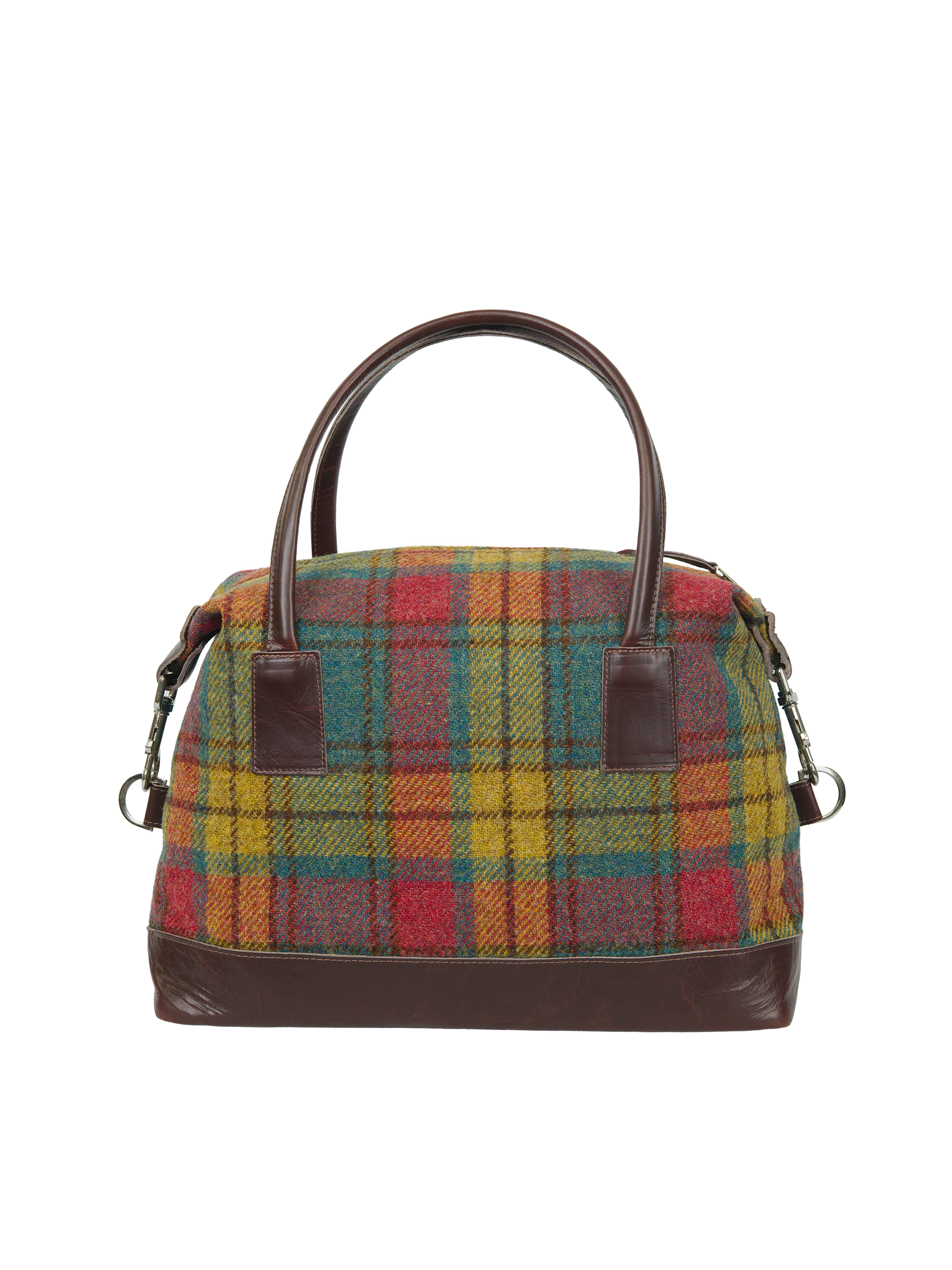 Harris Tweed St Kilda Bag - A0194 (Brown Leather) - Image 5