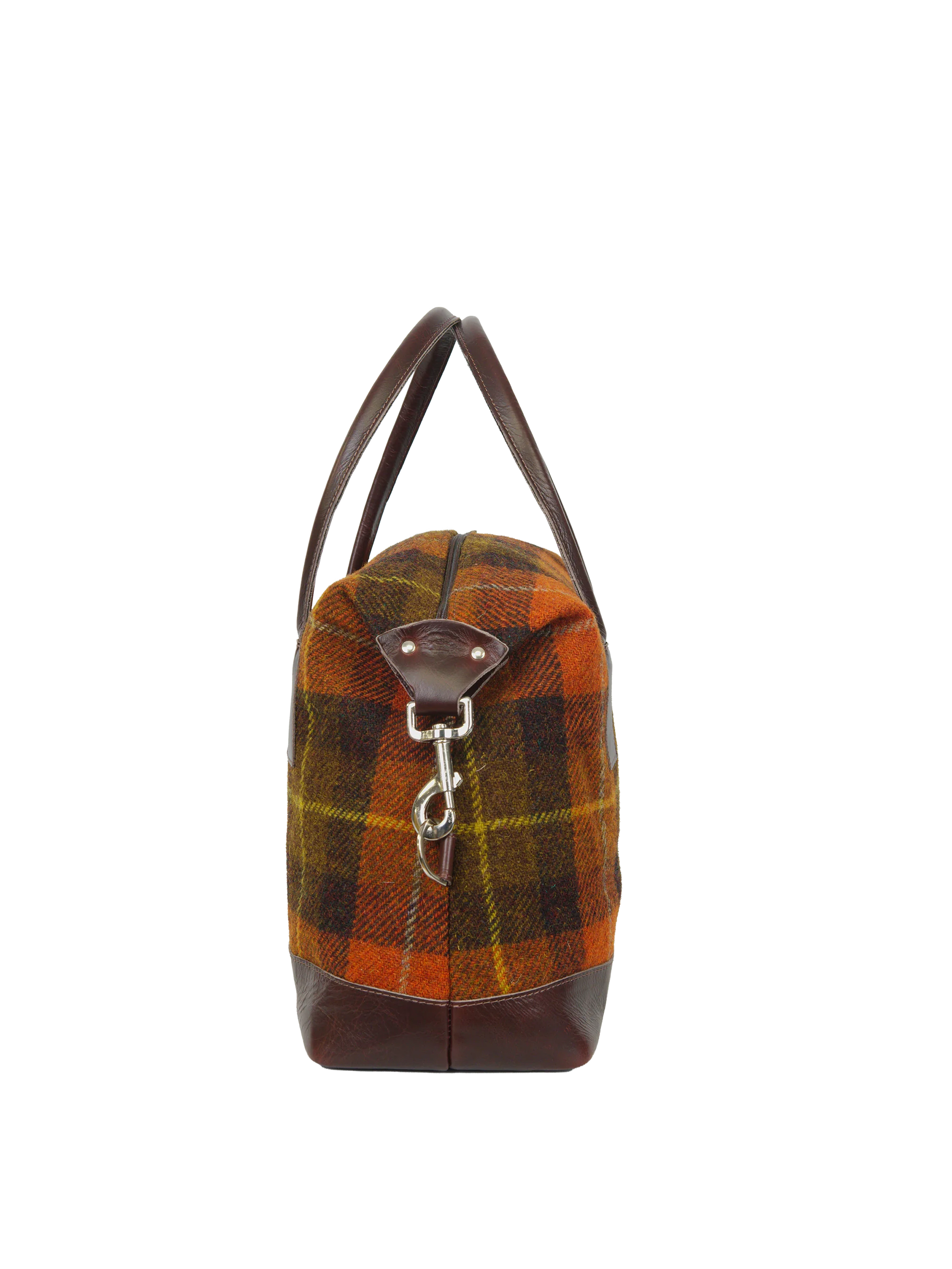 Harris Tweed St Kilda Bag - A0258 (Brown Leather) - Image 4