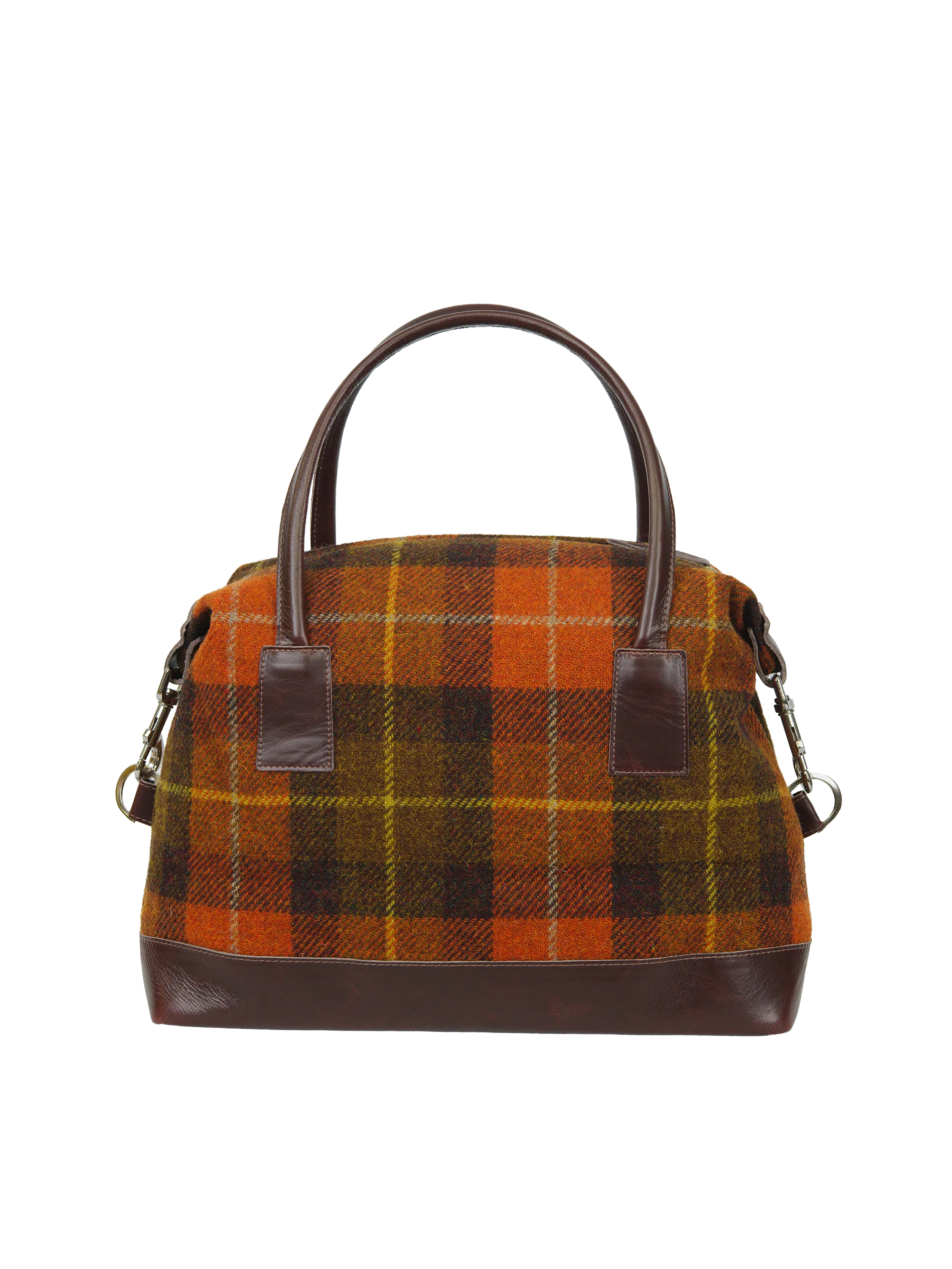 Harris Tweed St Kilda Bag - A0258 (Brown Leather) - Image 5