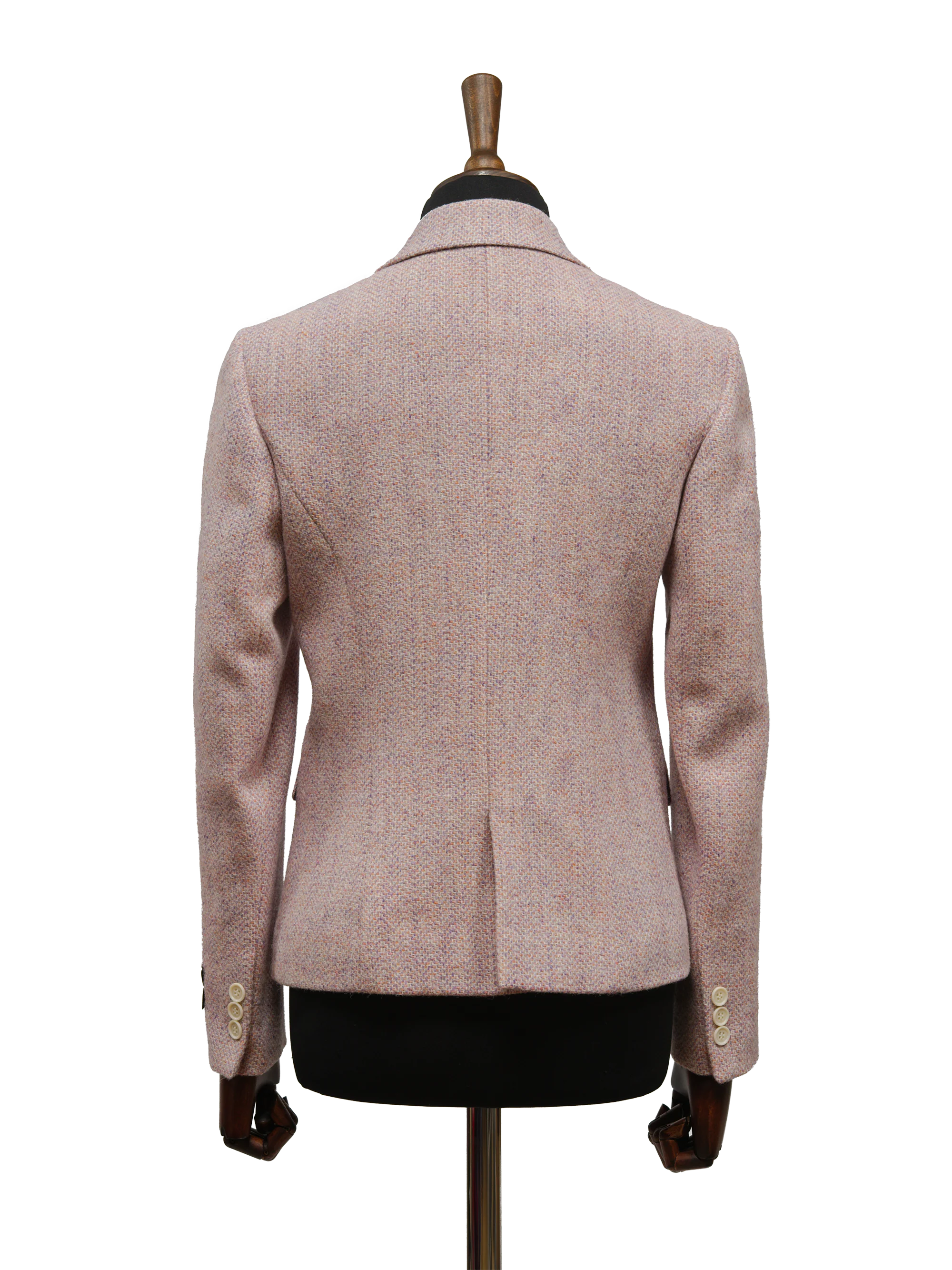 Harris Tweed Tammy Jacket - Pink Mix Herringbone - Image 4