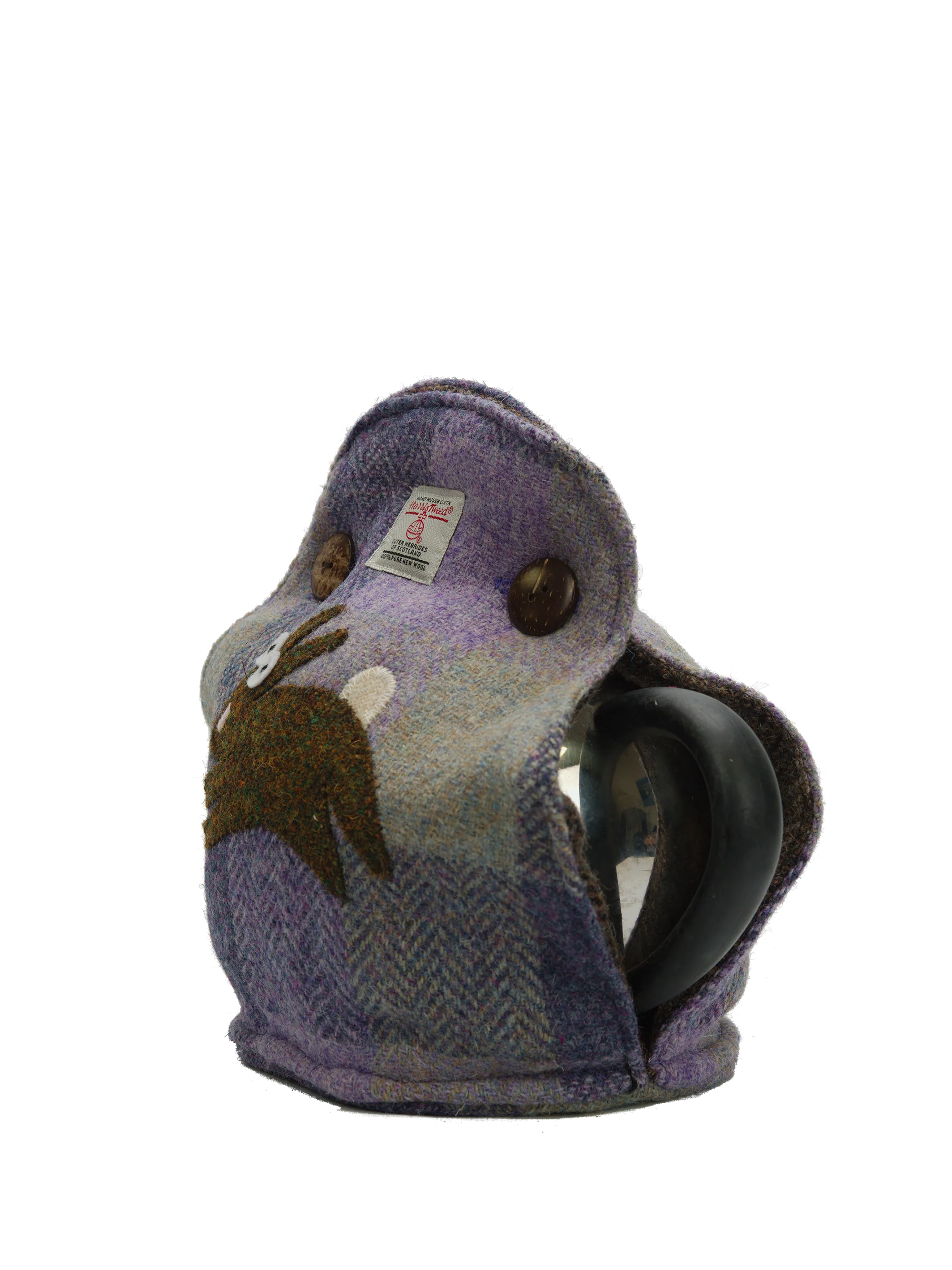 Harris Tweed Tea Cosy - HB156 Bunny (Left) - Image 2