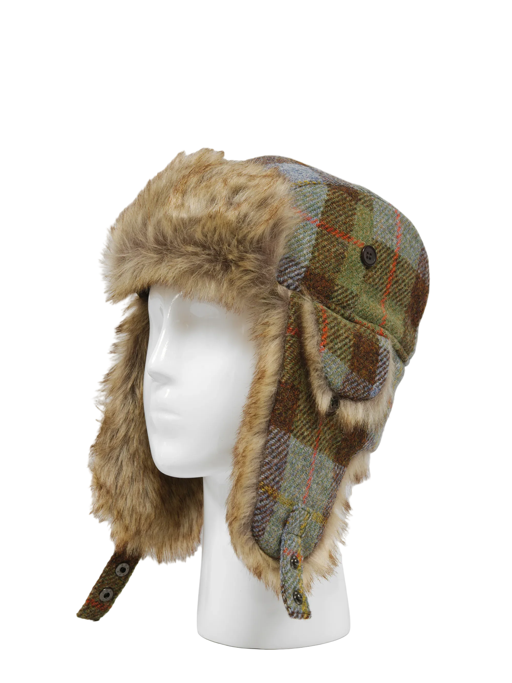 Harris Tweed Trapper Hat - A017