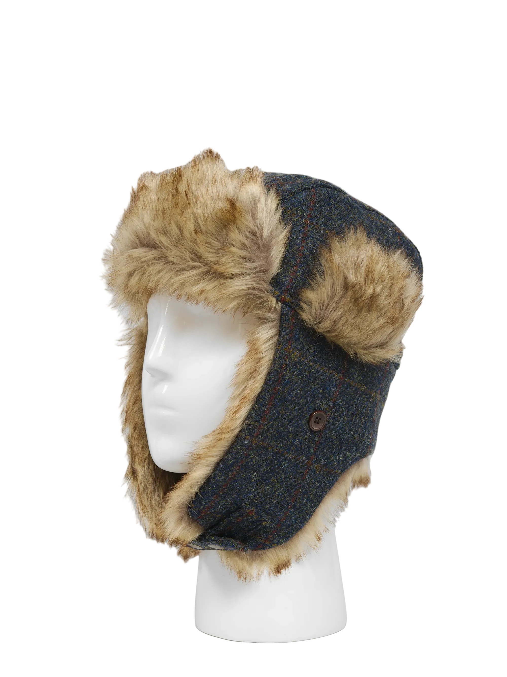 Harris Tweed Trapper Hat - A0239 - Image 2