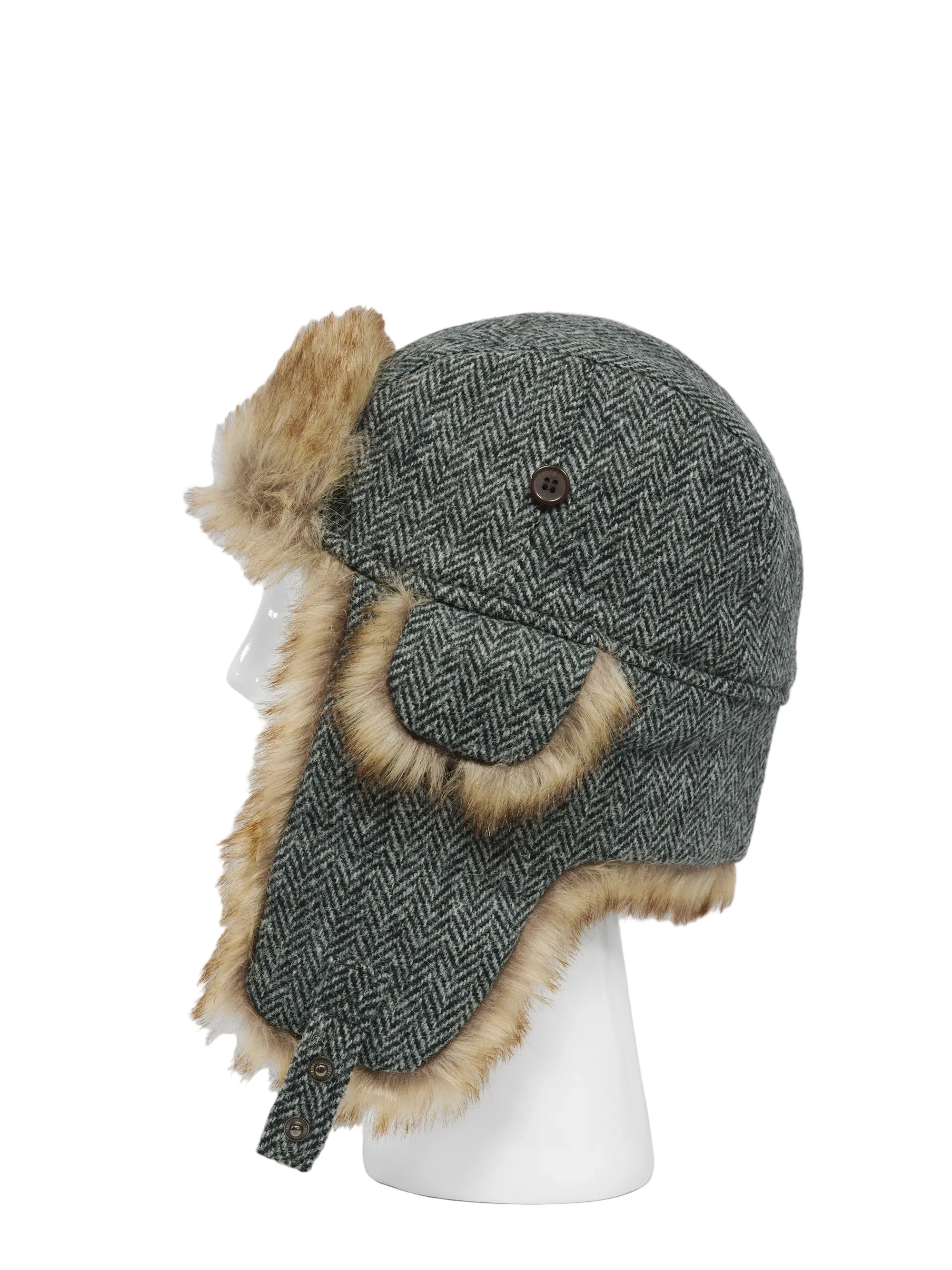 Harris Tweed Trapper Hat - HB1 - Image 3