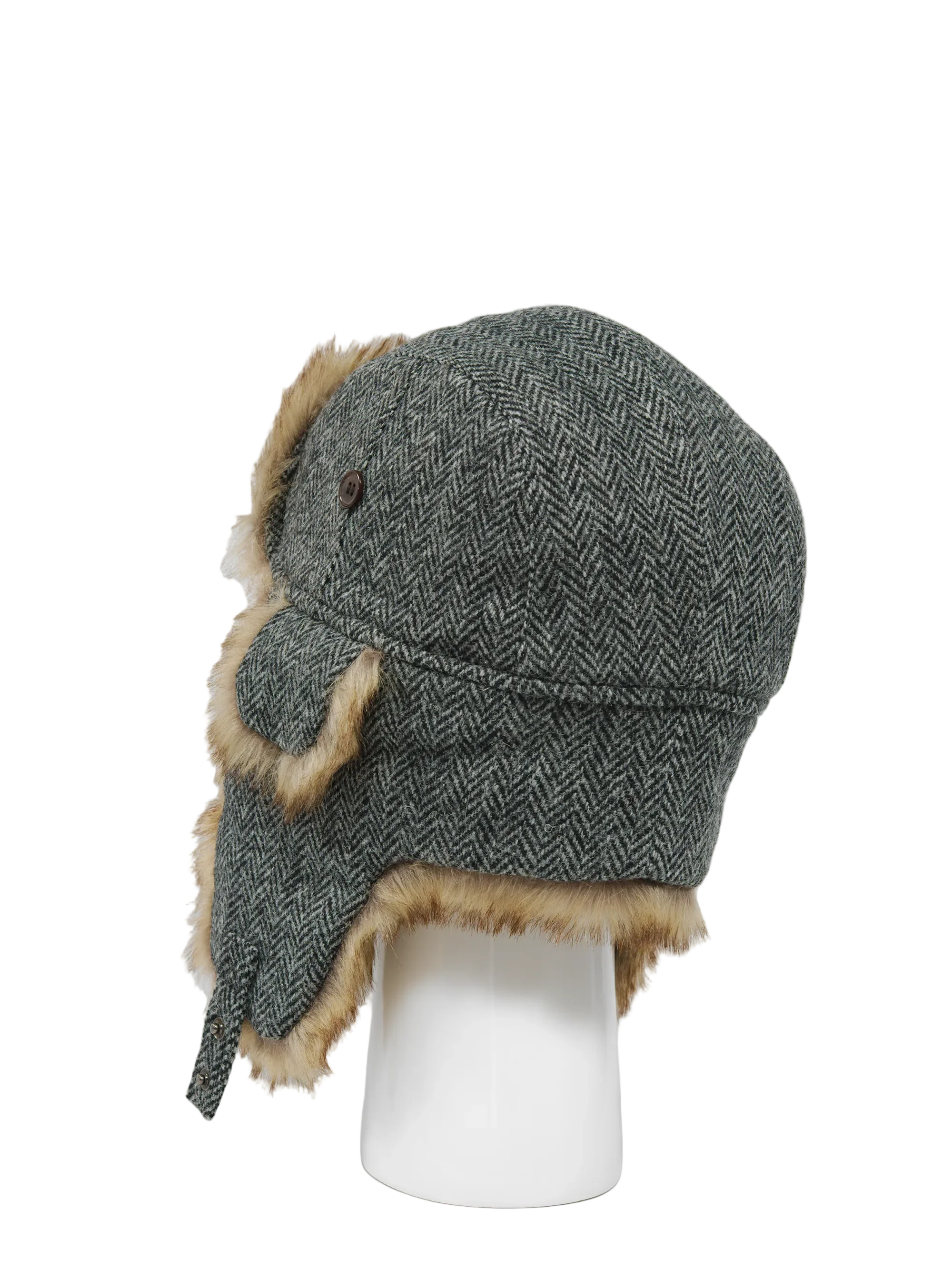 Harris Tweed Trapper Hat - HB1 - Image 4