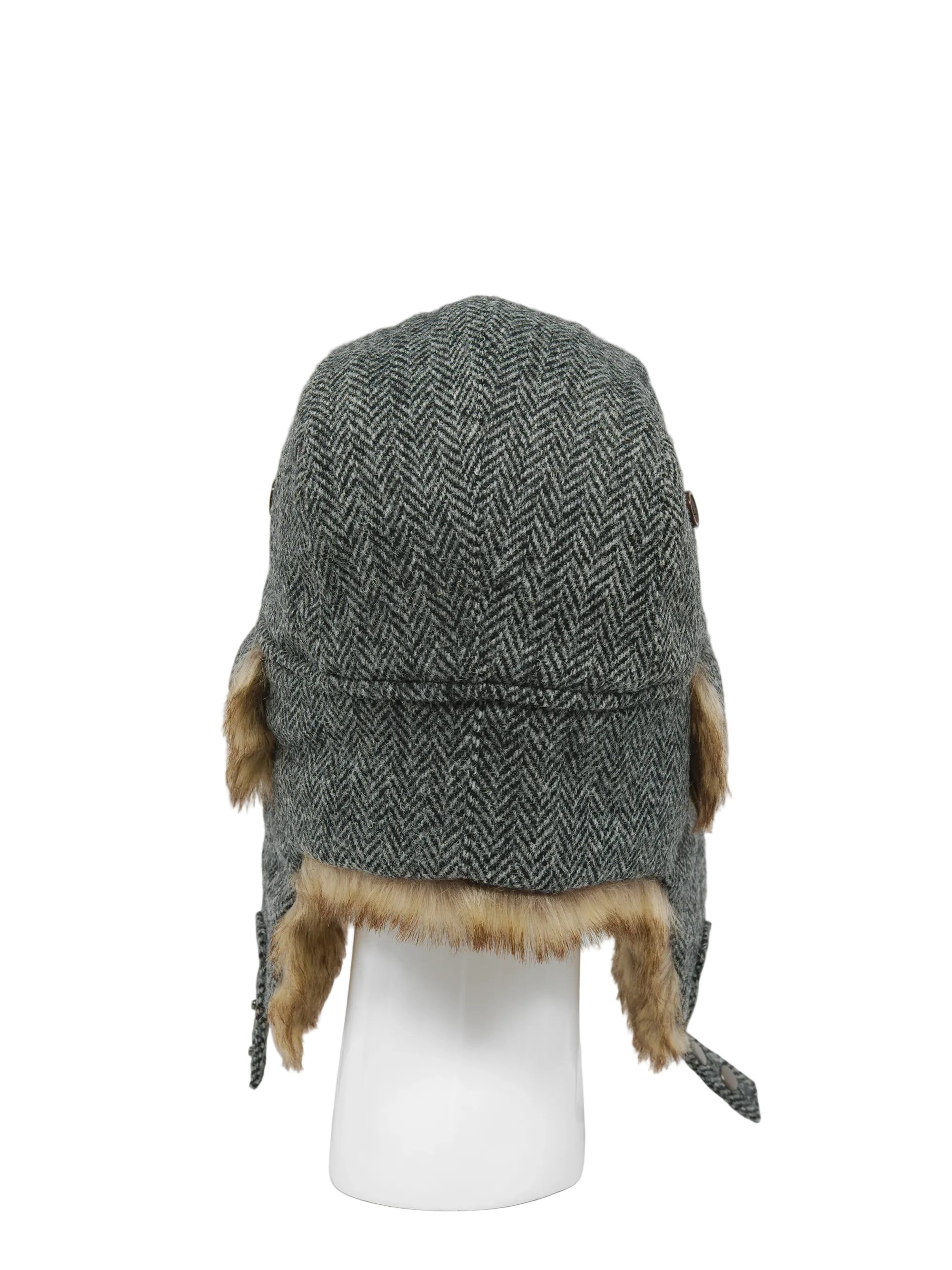 Harris Tweed Trapper Hat - HB1 - Image 5
