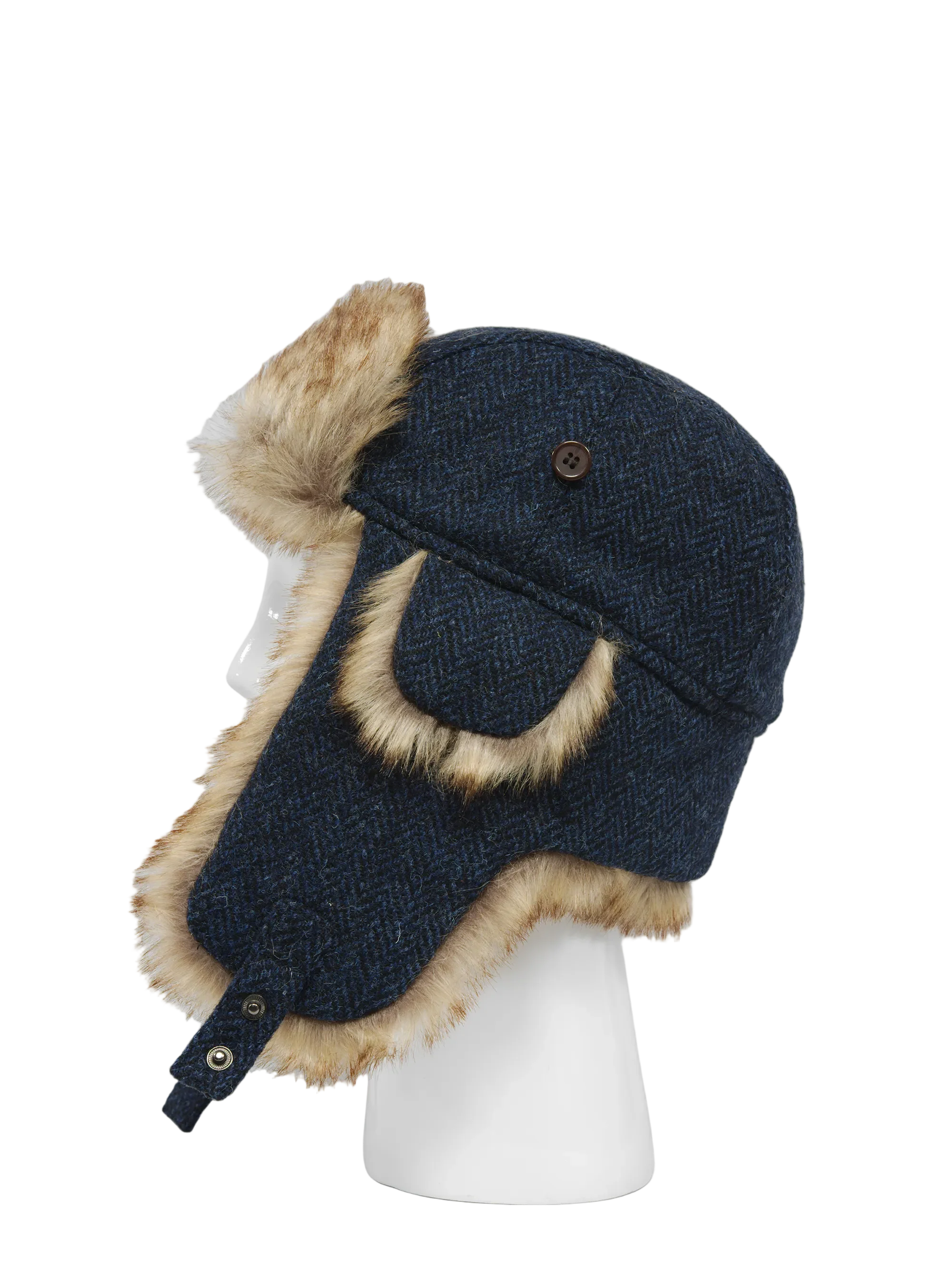 Harris Tweed Trapper Hat - HB104 - Image 3