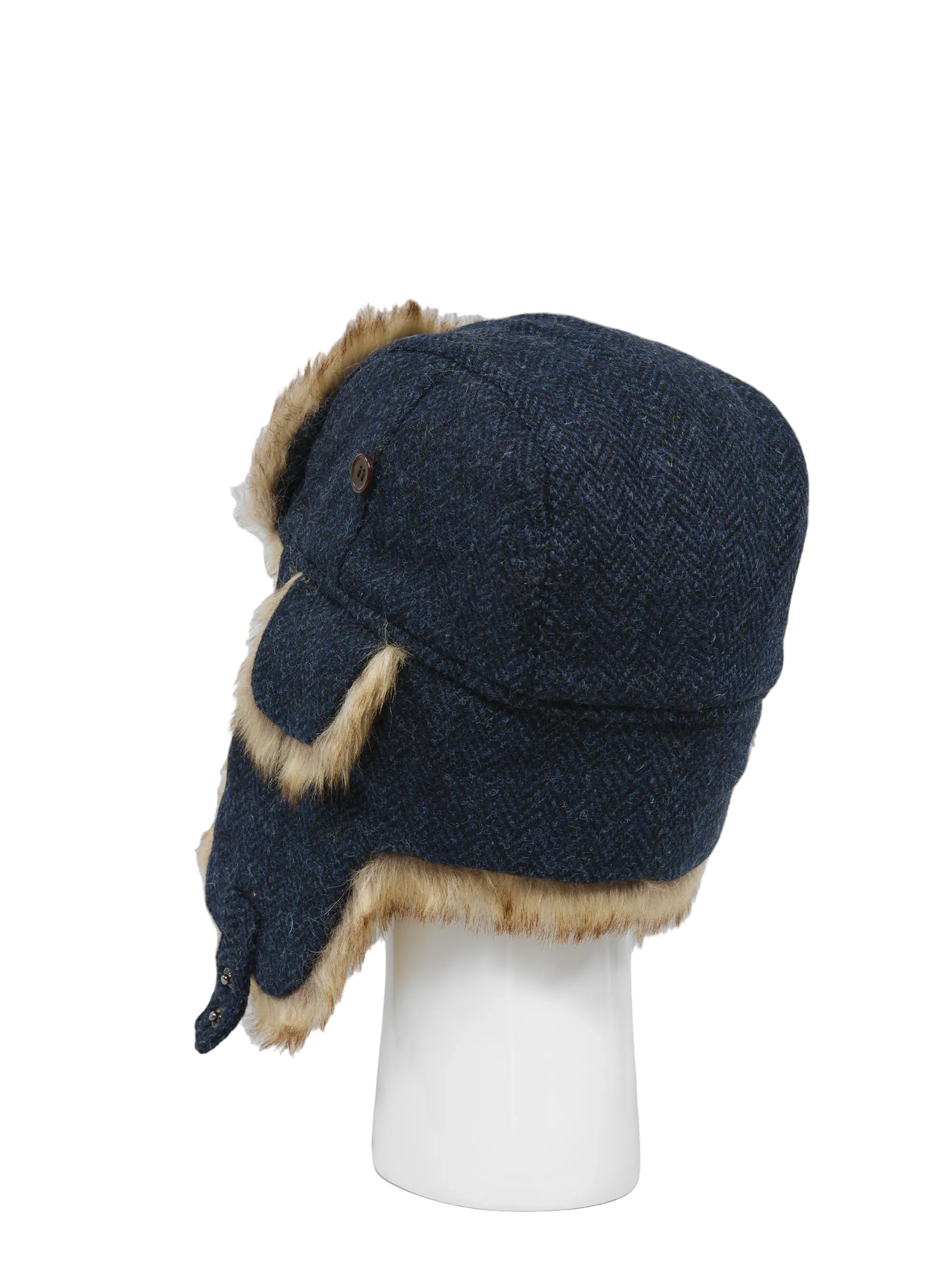Harris Tweed Trapper Hat - HB104 - Image 4