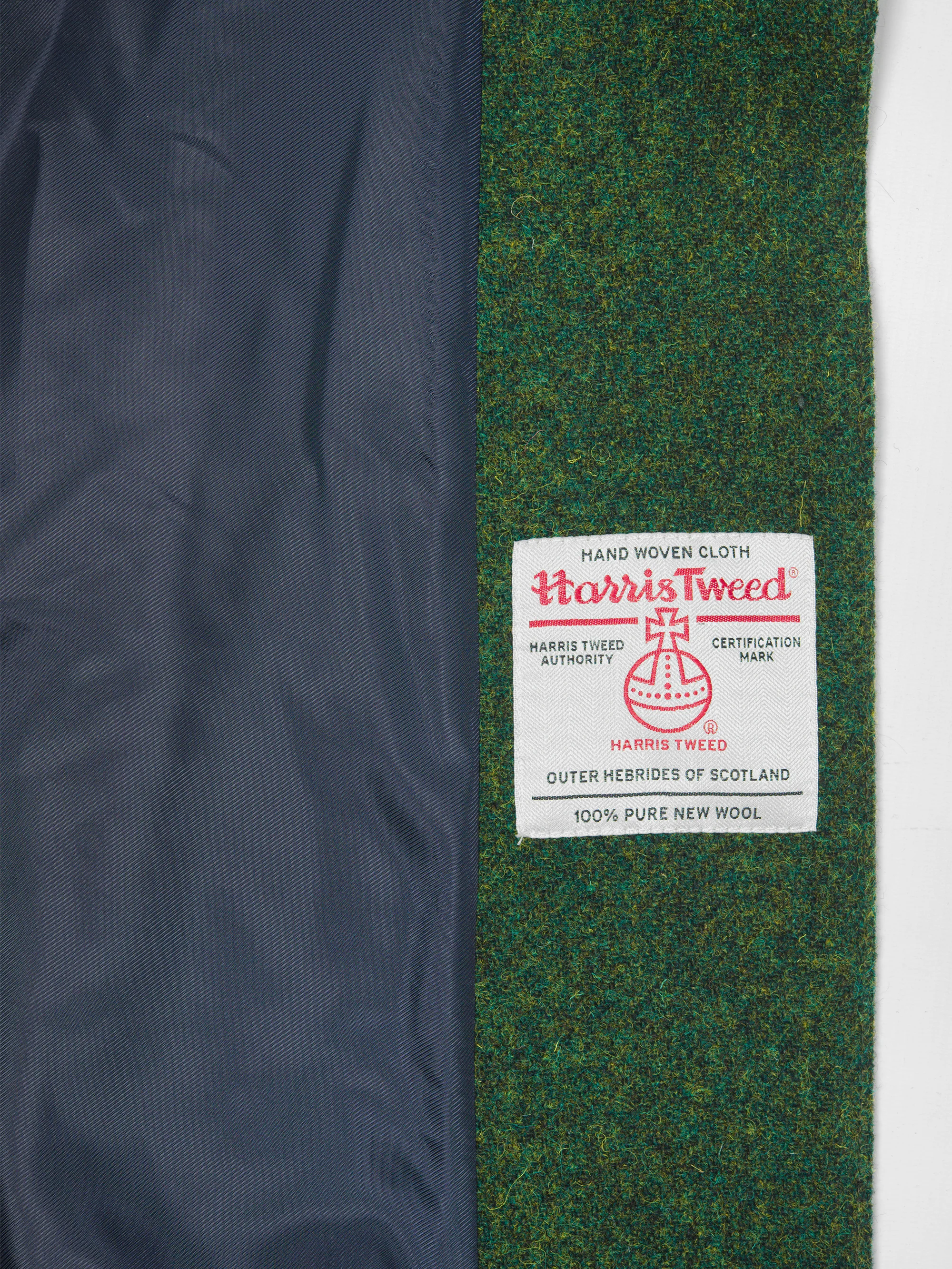 Harris Tweed Zoe Coat - Bottle Green - Image 5
