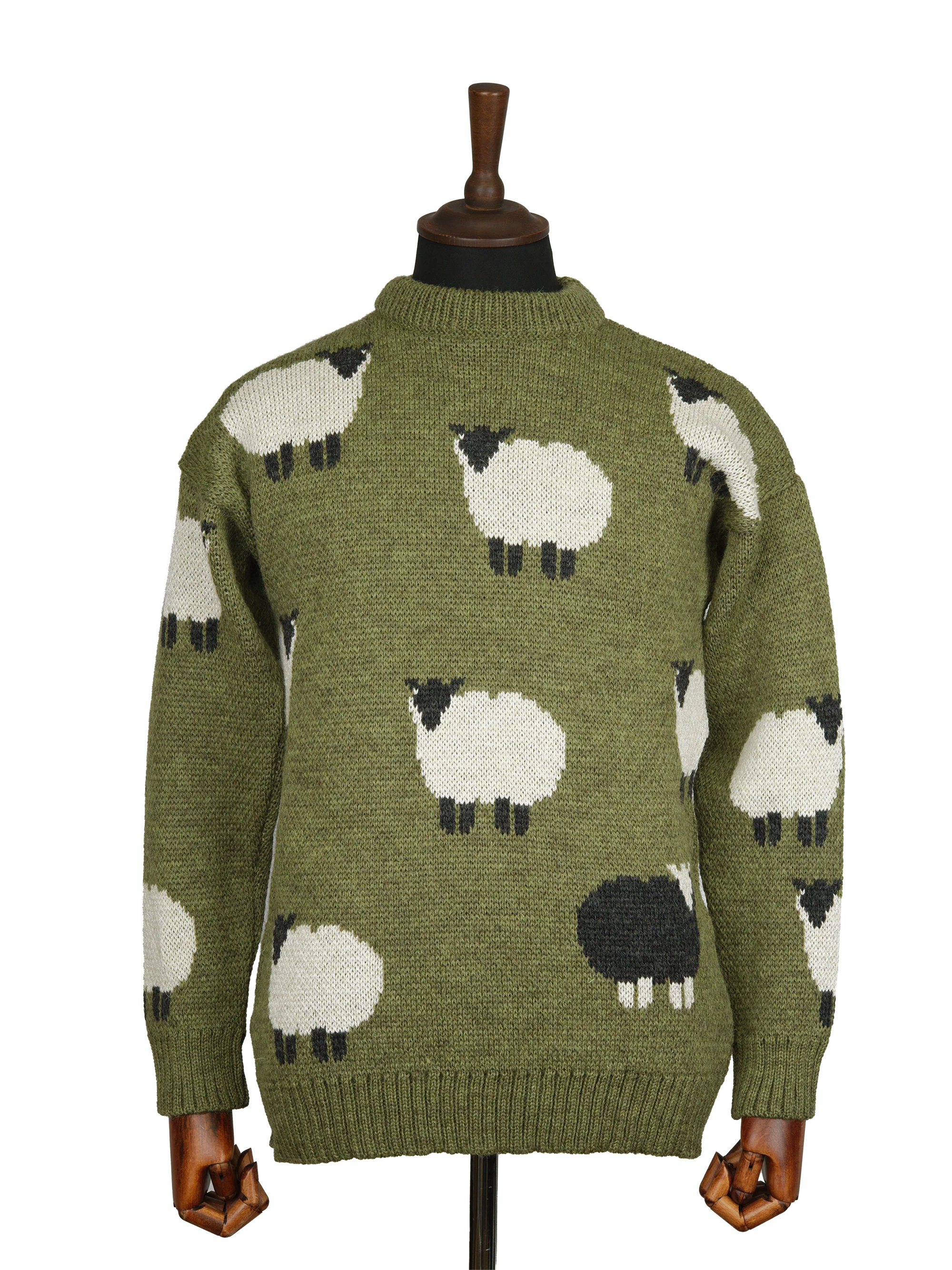 Unisex Black Sheep Jumper - Dark Apple