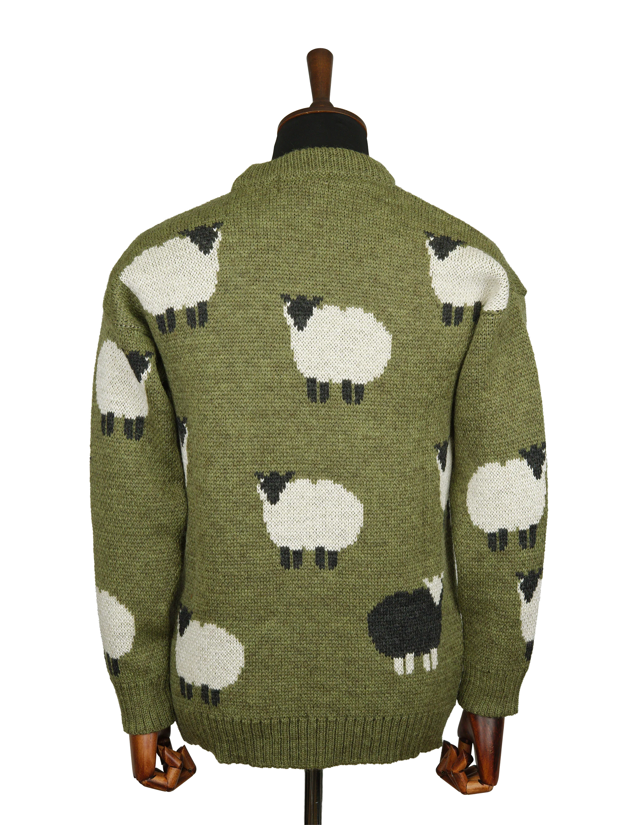 Unisex Black Sheep Jumper - Dark Apple - Image 3