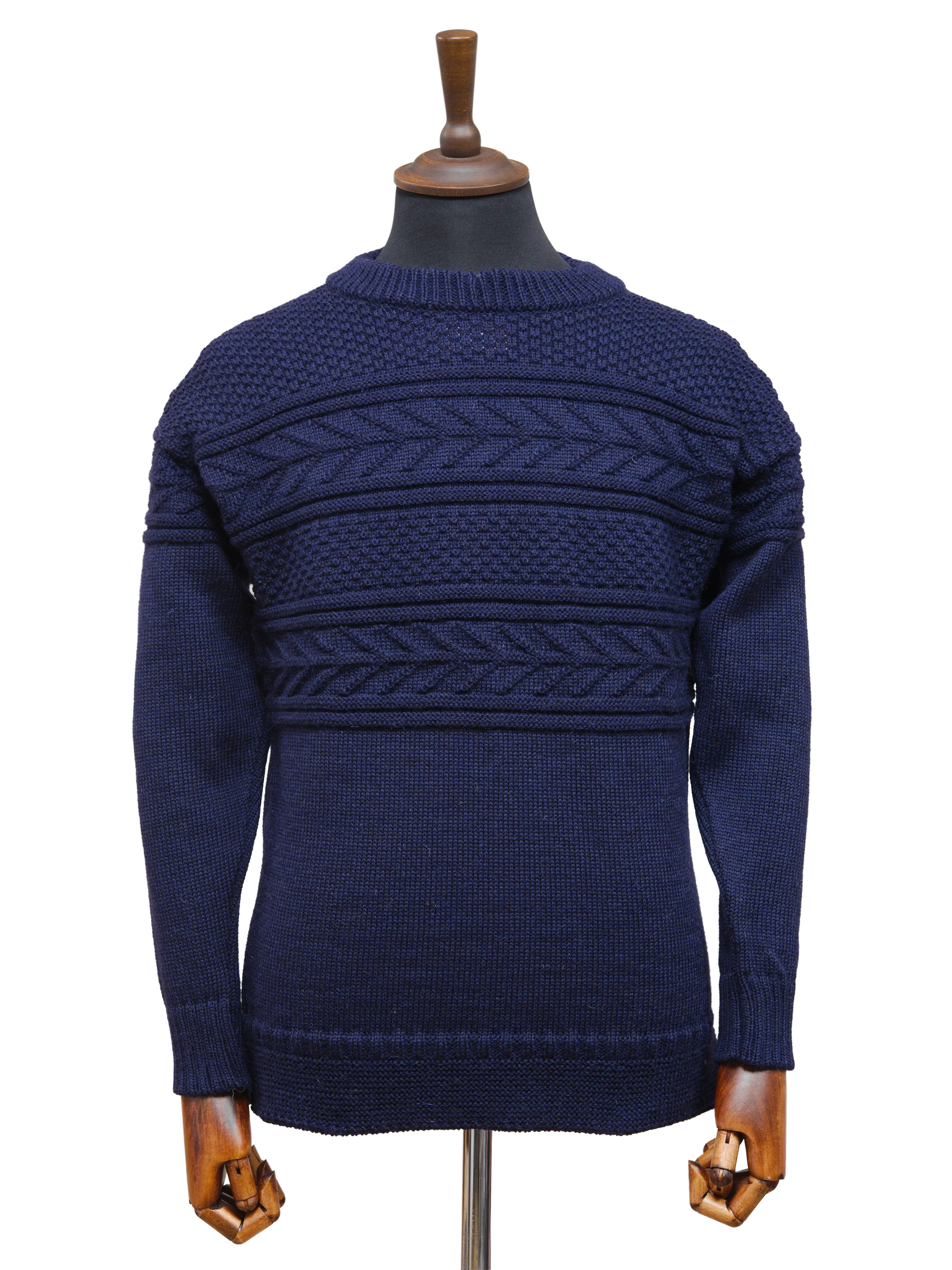Unisex Guernsey Jumper - Denim