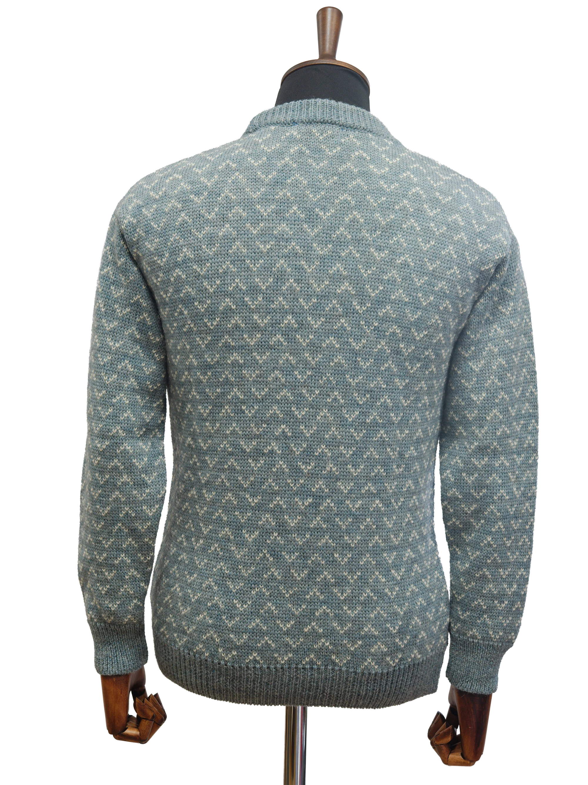 Unisex Saxon Jumper - Summerstorm/White - Image 3