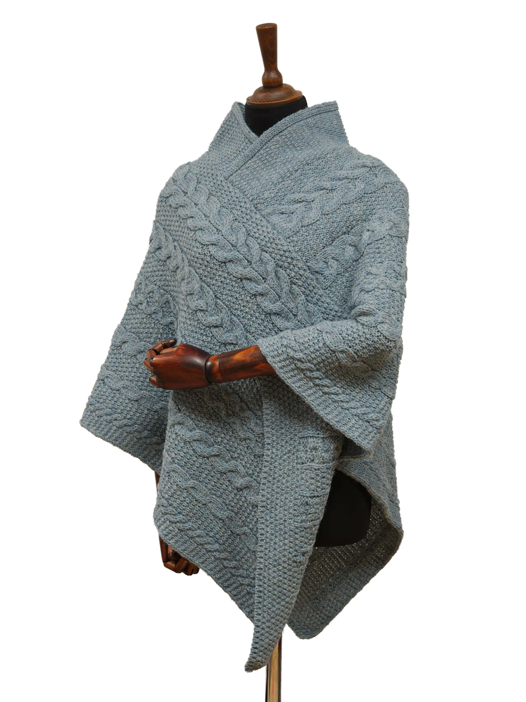 V-Neck Poncho - Summer Storm - Image 3
